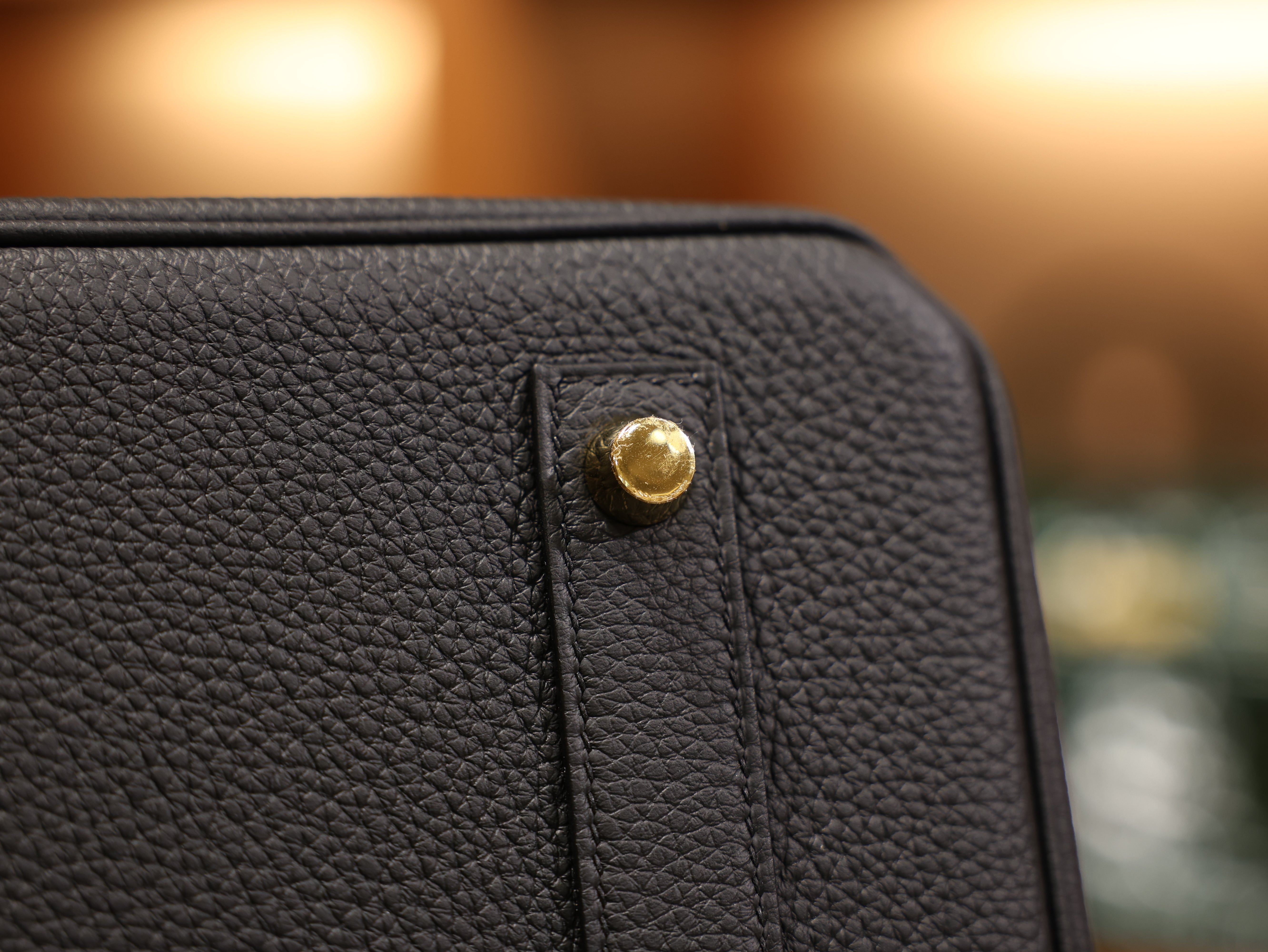 버킨 35 토고 블랙 금장