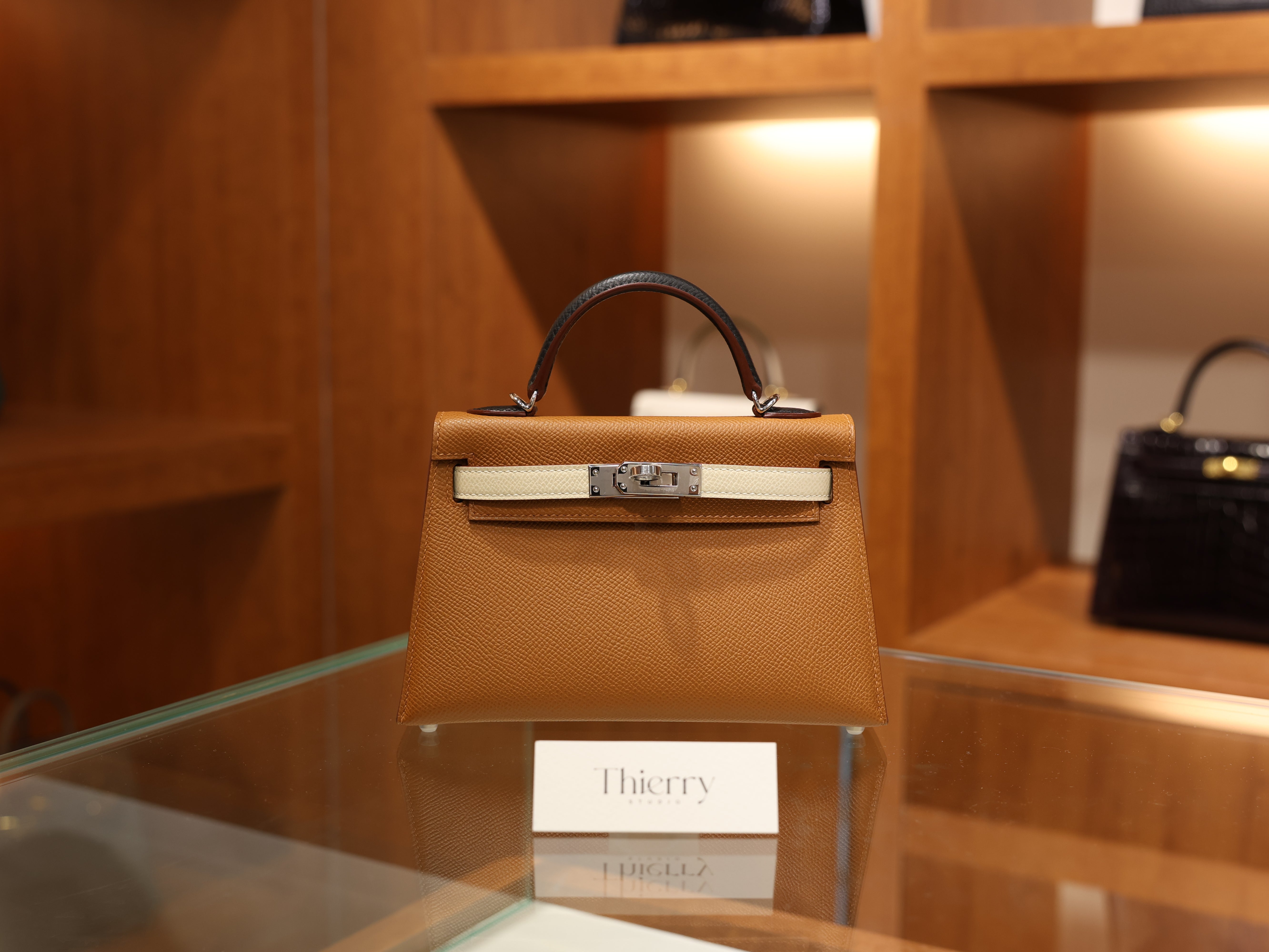 미니 켈리 앱송 골드 끄레 블랙 은장 (S.O)