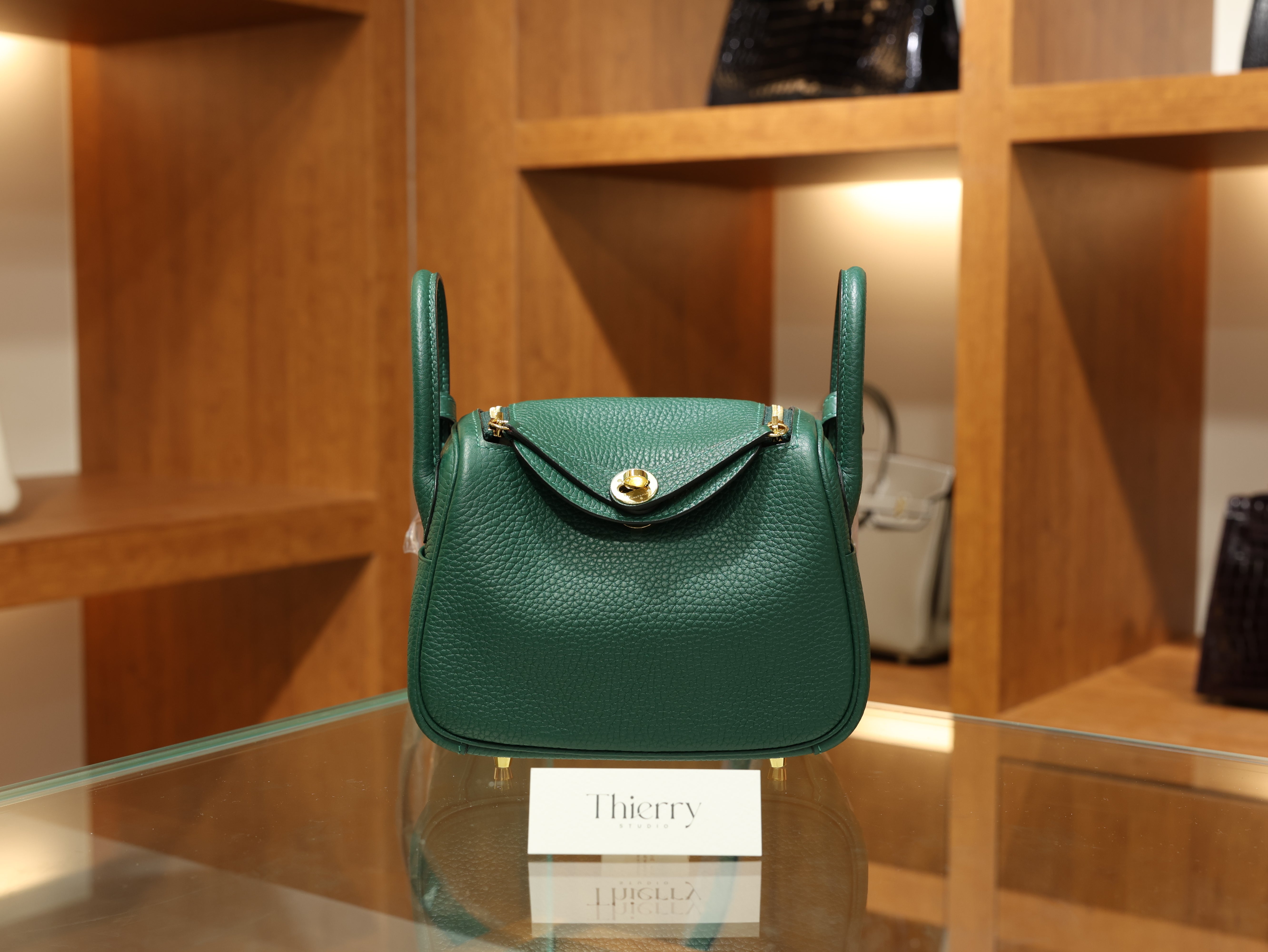 미니 린디 끌레망스 말라카이트 금장