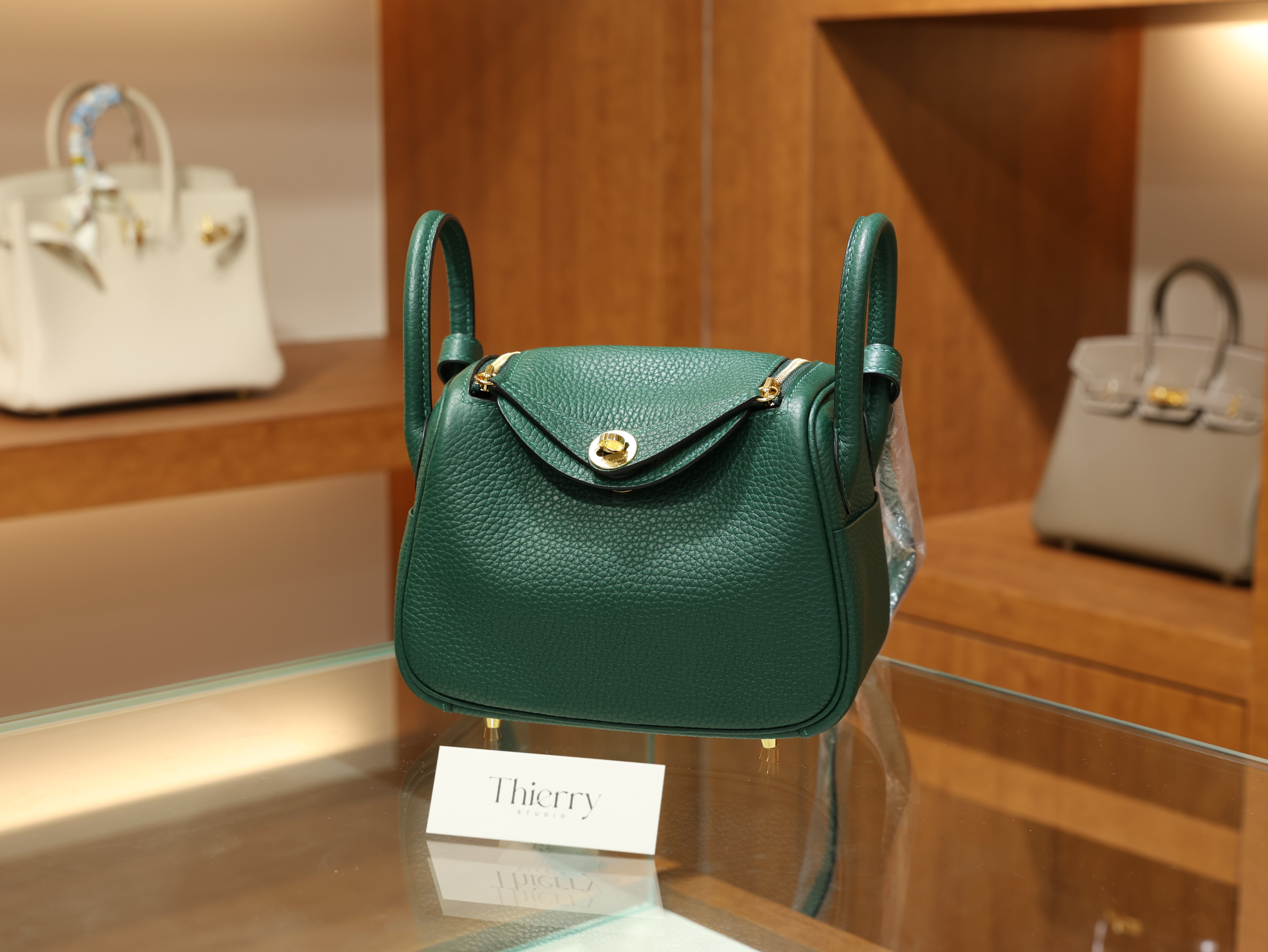 미니 린디 끌레망스 말라카이트 금장