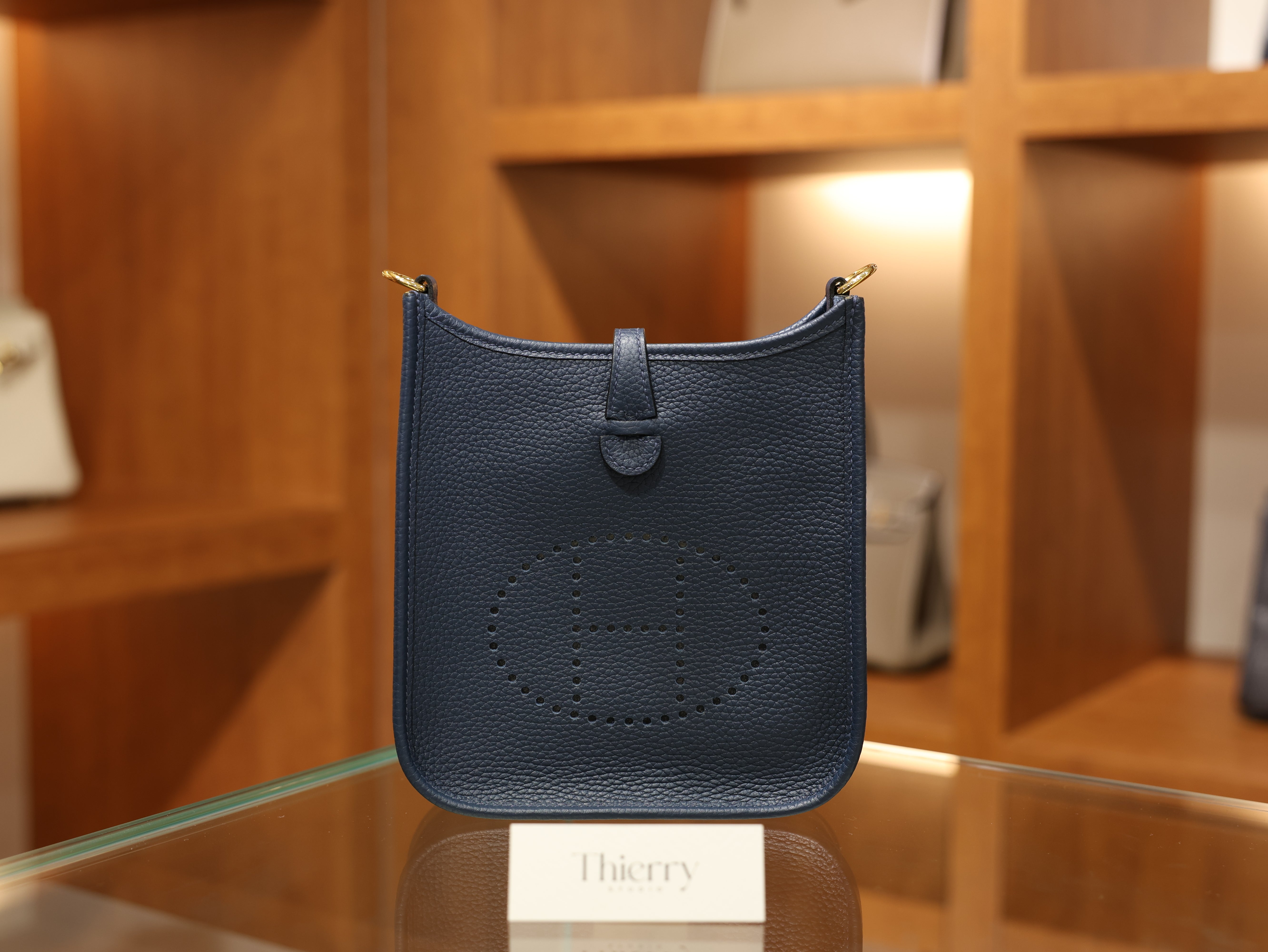 에블린 미니 끌레망스 블루 드 프뤼스 금장