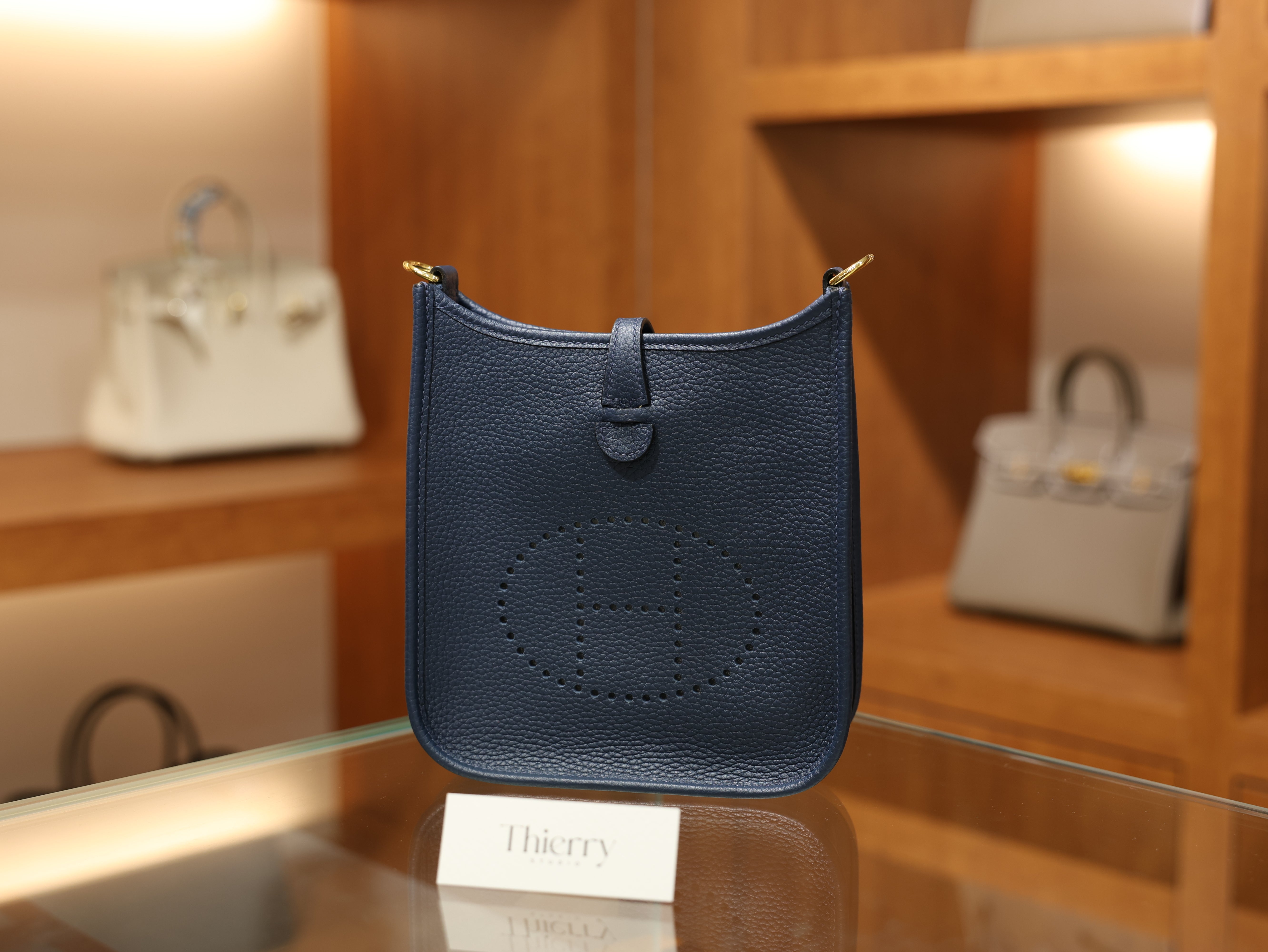 에블린 미니 끌레망스 블루 드 프뤼스 금장