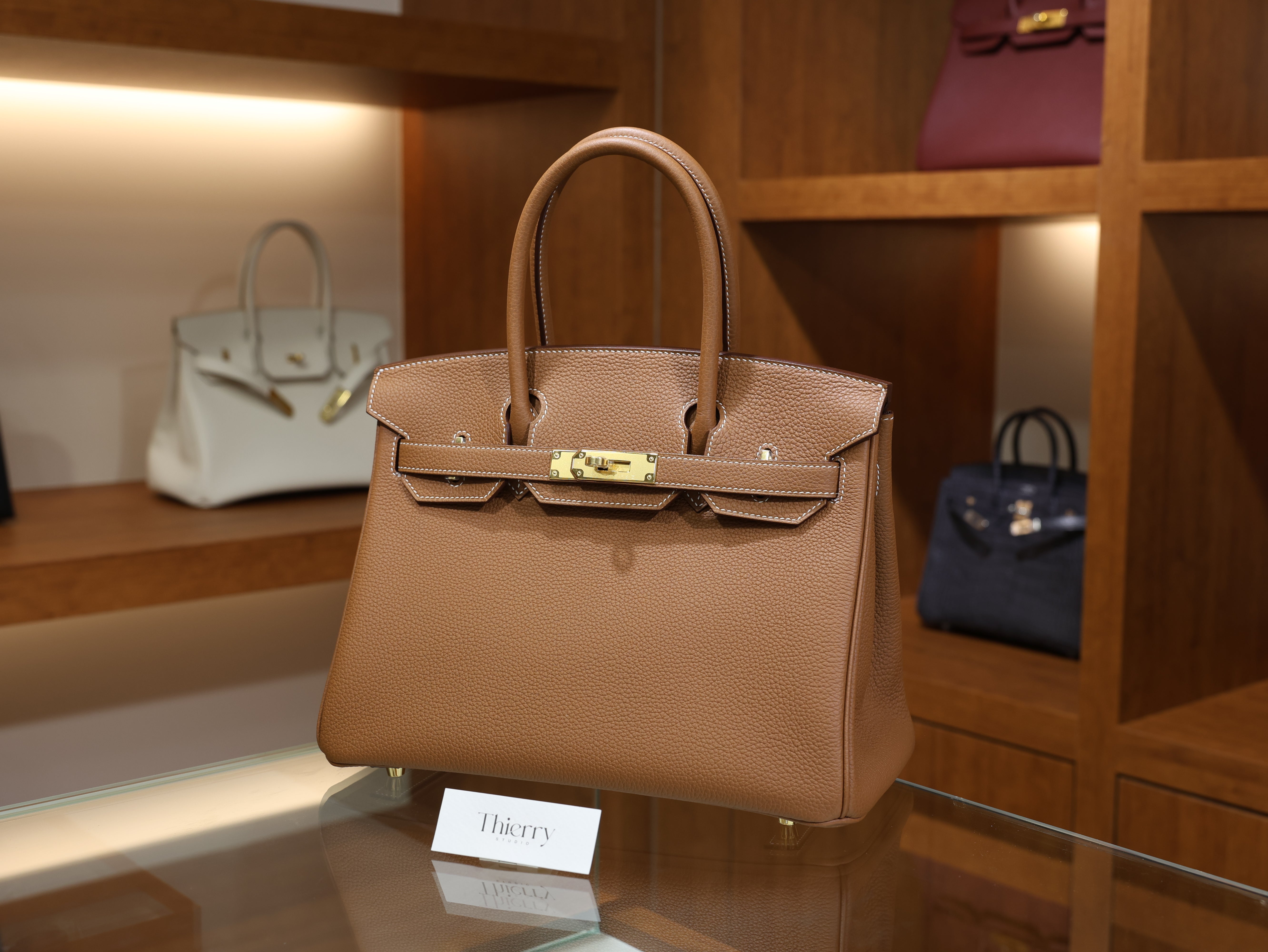 버킨 30 토고 골드 금장