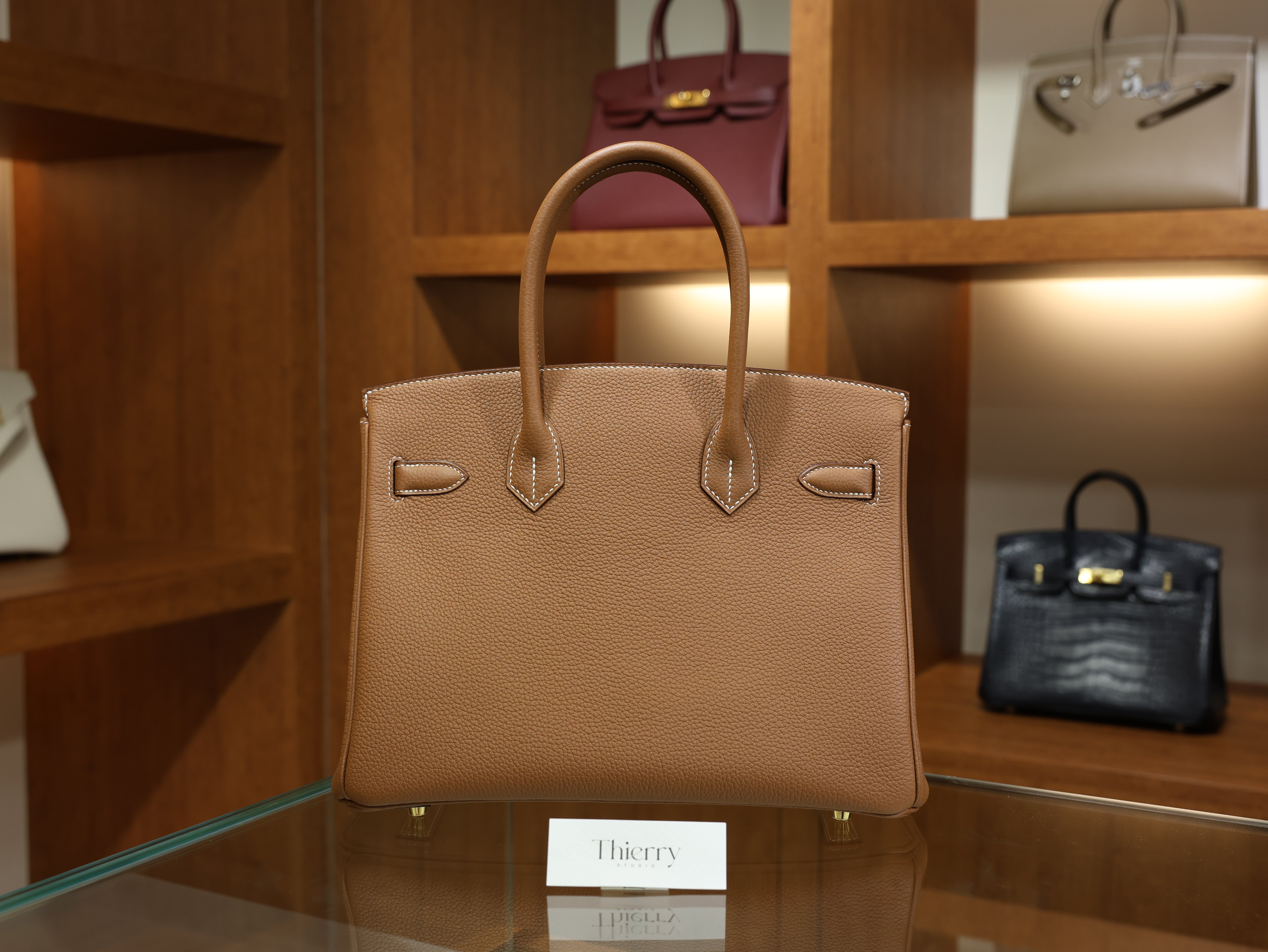 버킨 30 토고 골드 금장