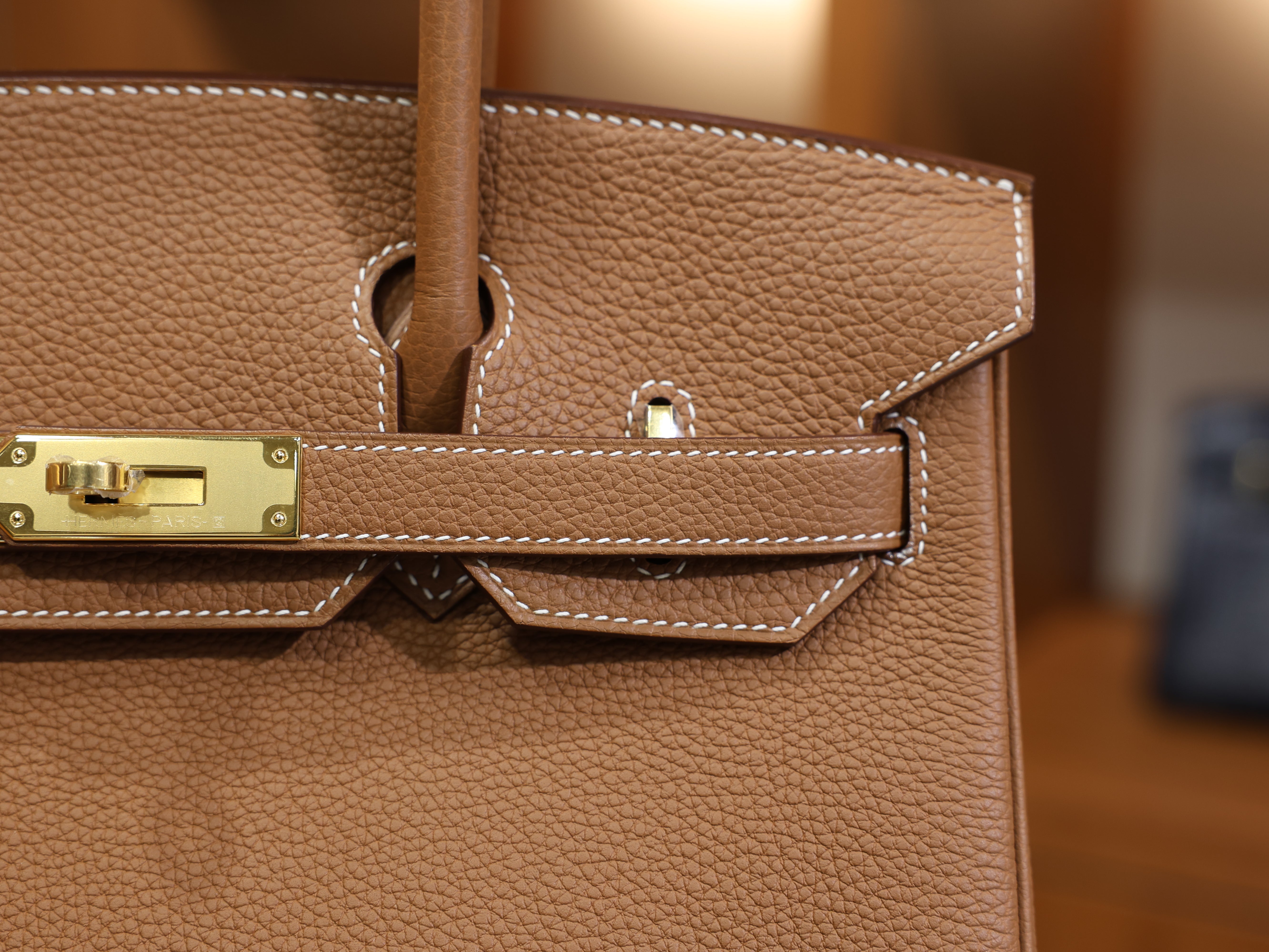 버킨 30 토고 골드 금장