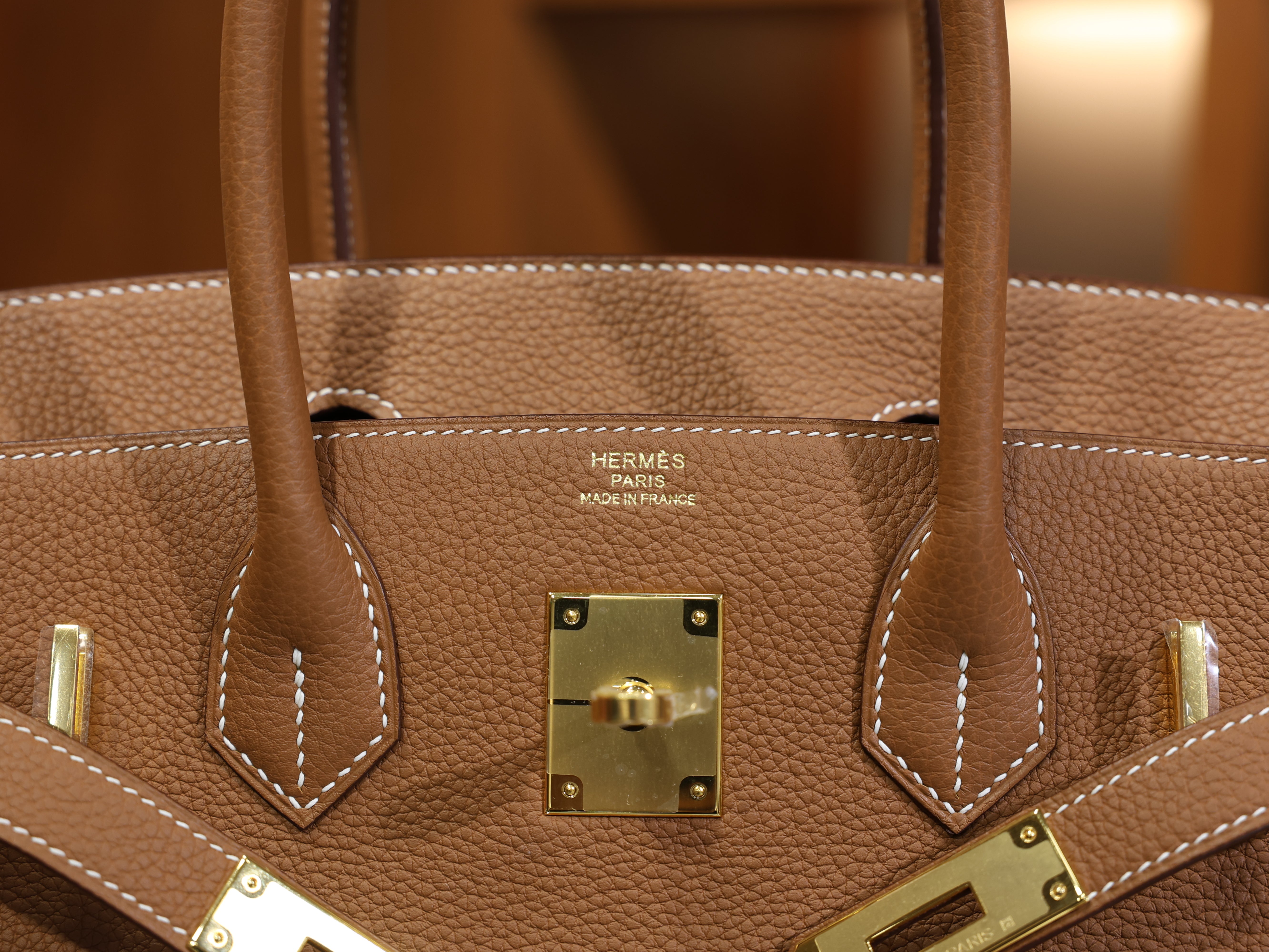 버킨 30 토고 골드 금장