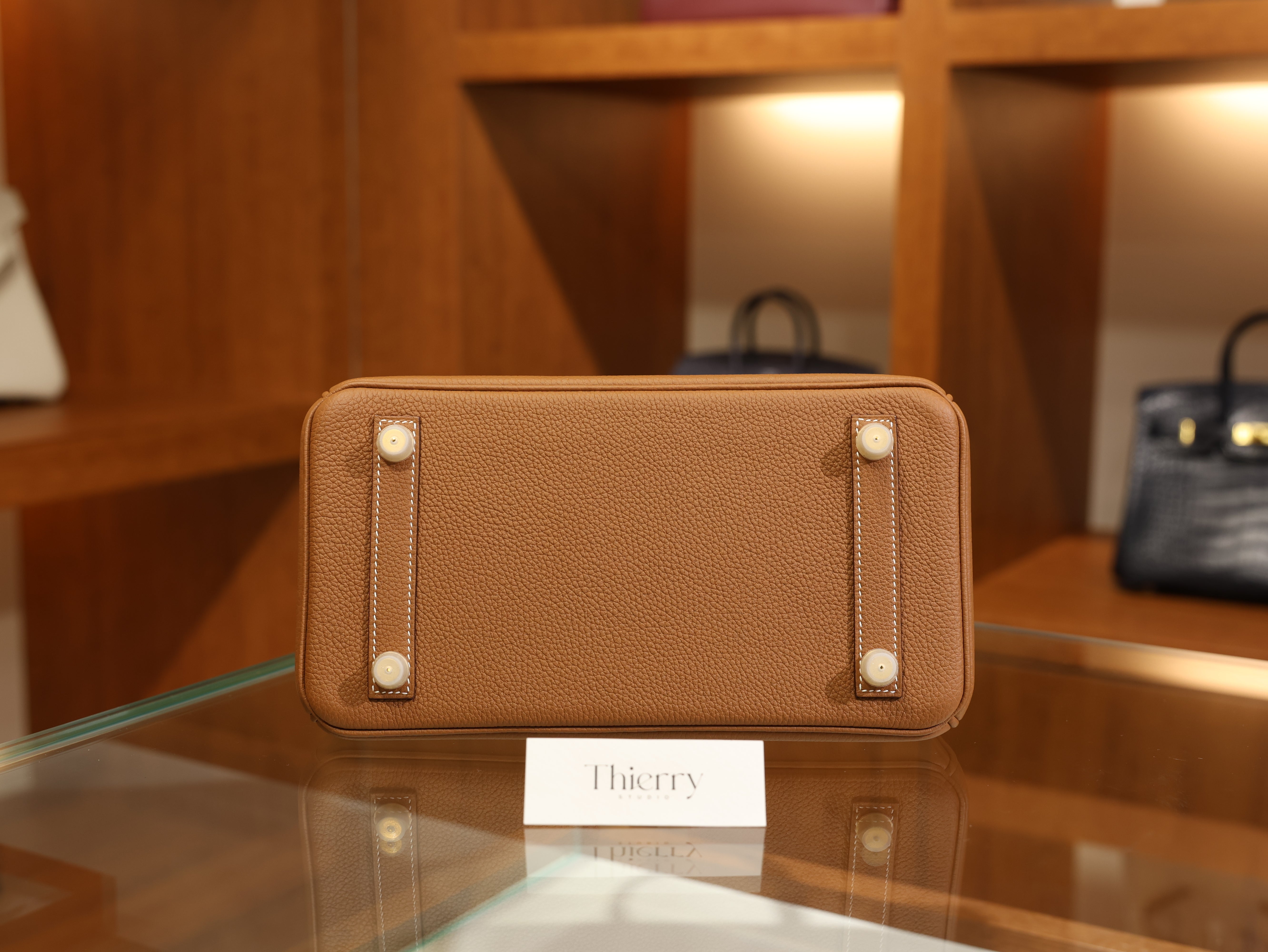 버킨 25 토고 골드 금장