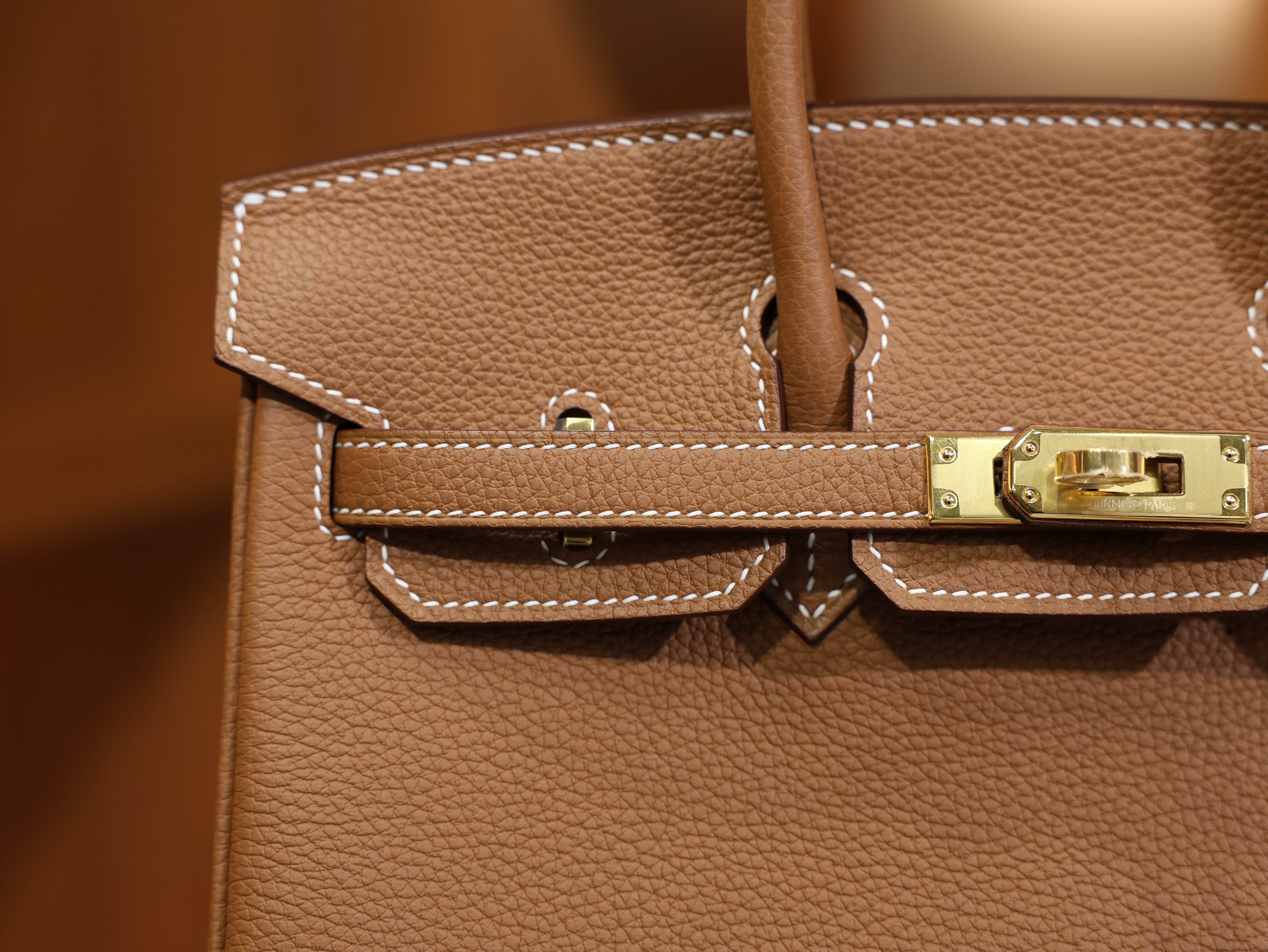 버킨 25 토고 골드 금장