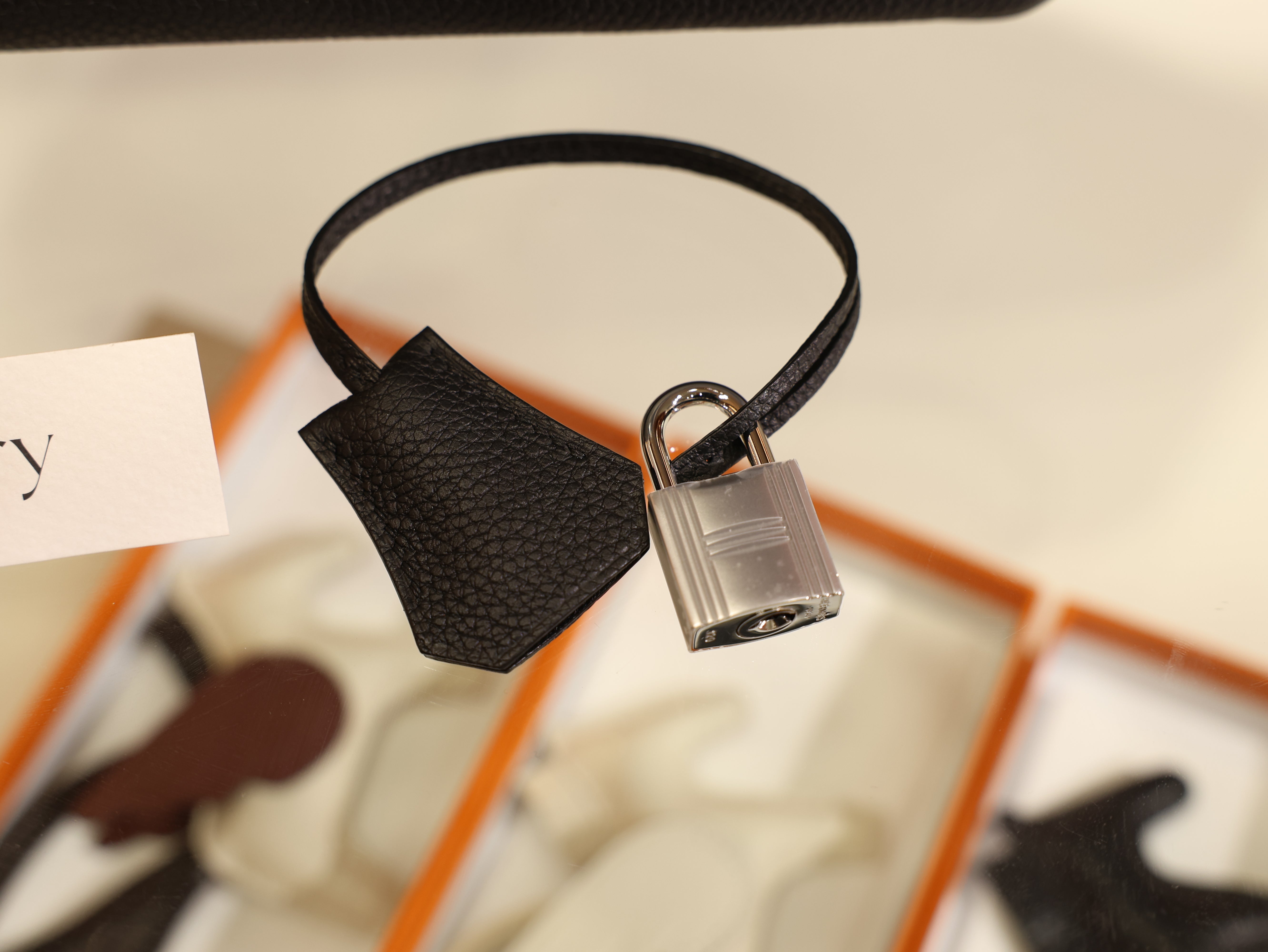 버킨 25 토고 블랙 은장