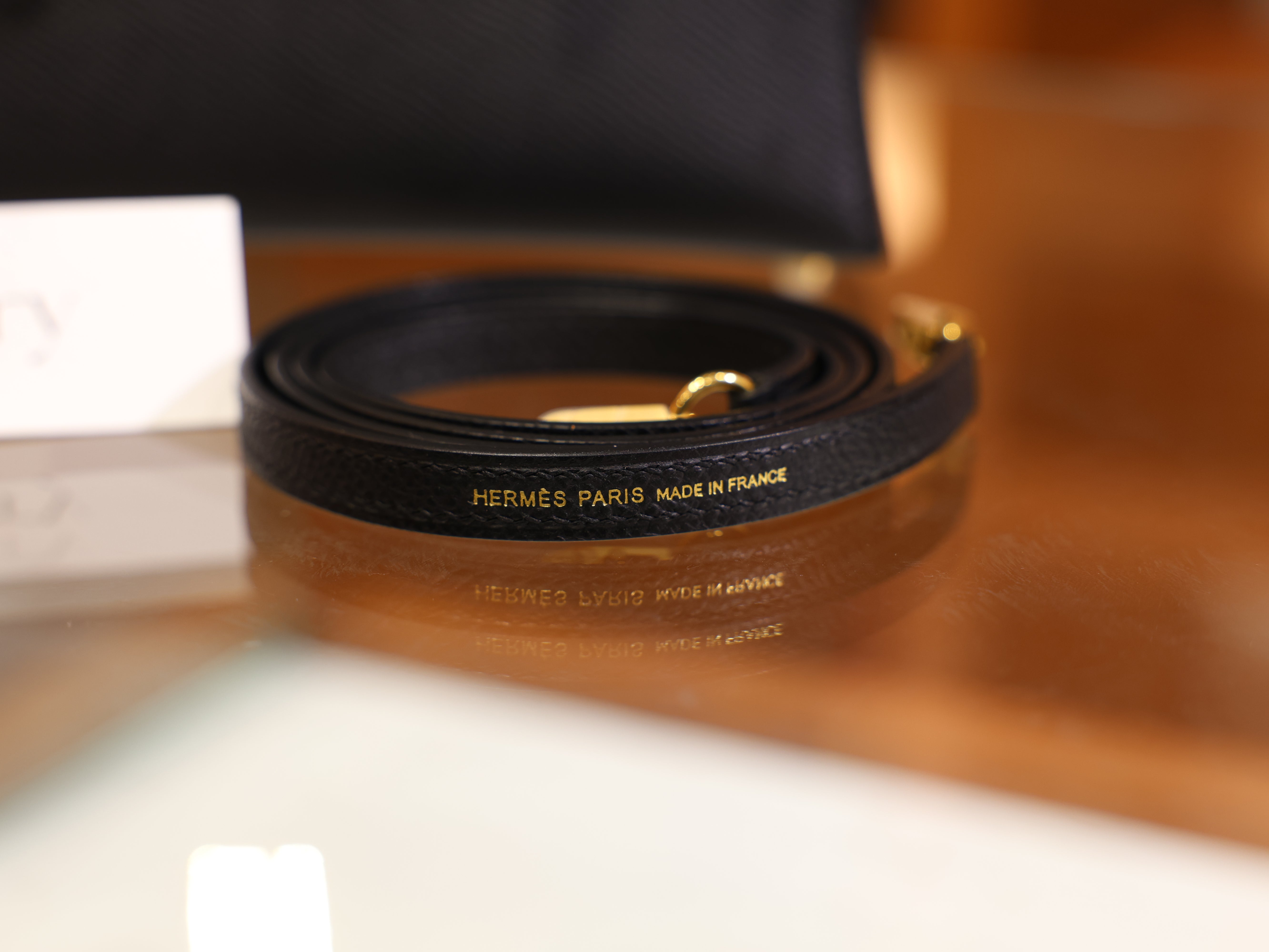 미니 켈리 앱송 블랙 금장