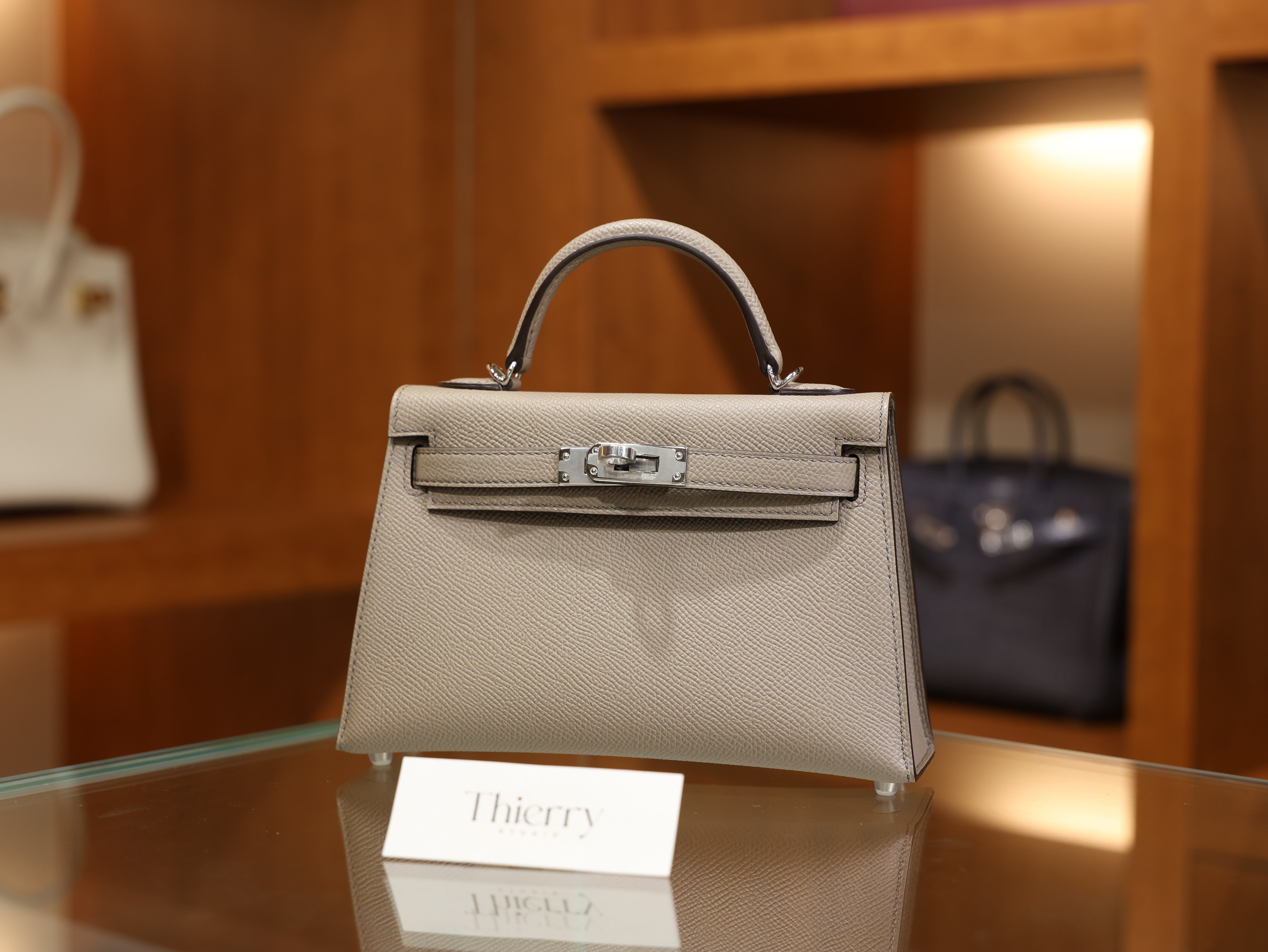 Kelly mini 2 epsom gris asphalt PHW