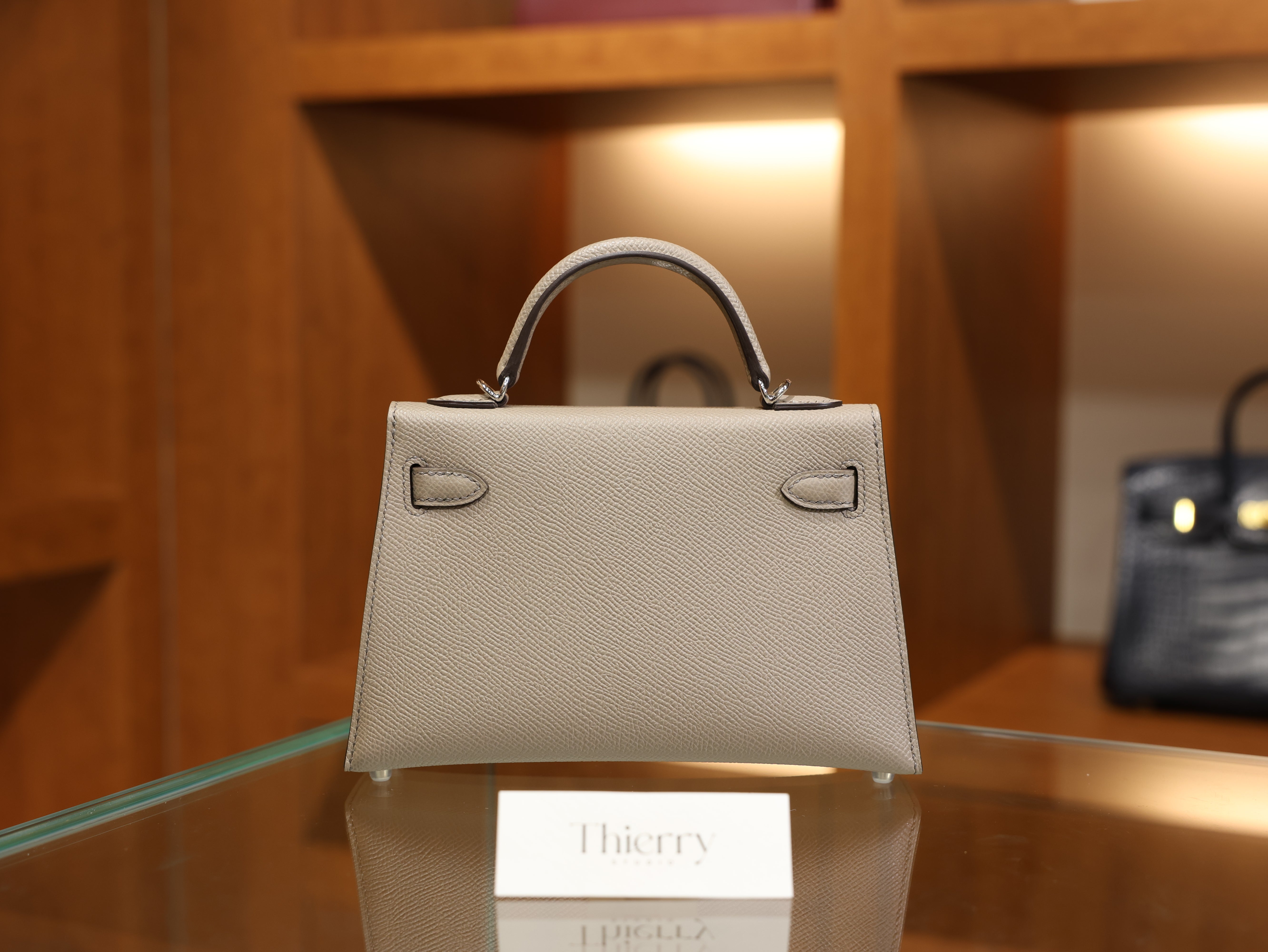 Kelly mini 2 epsom gris asphalt PHW