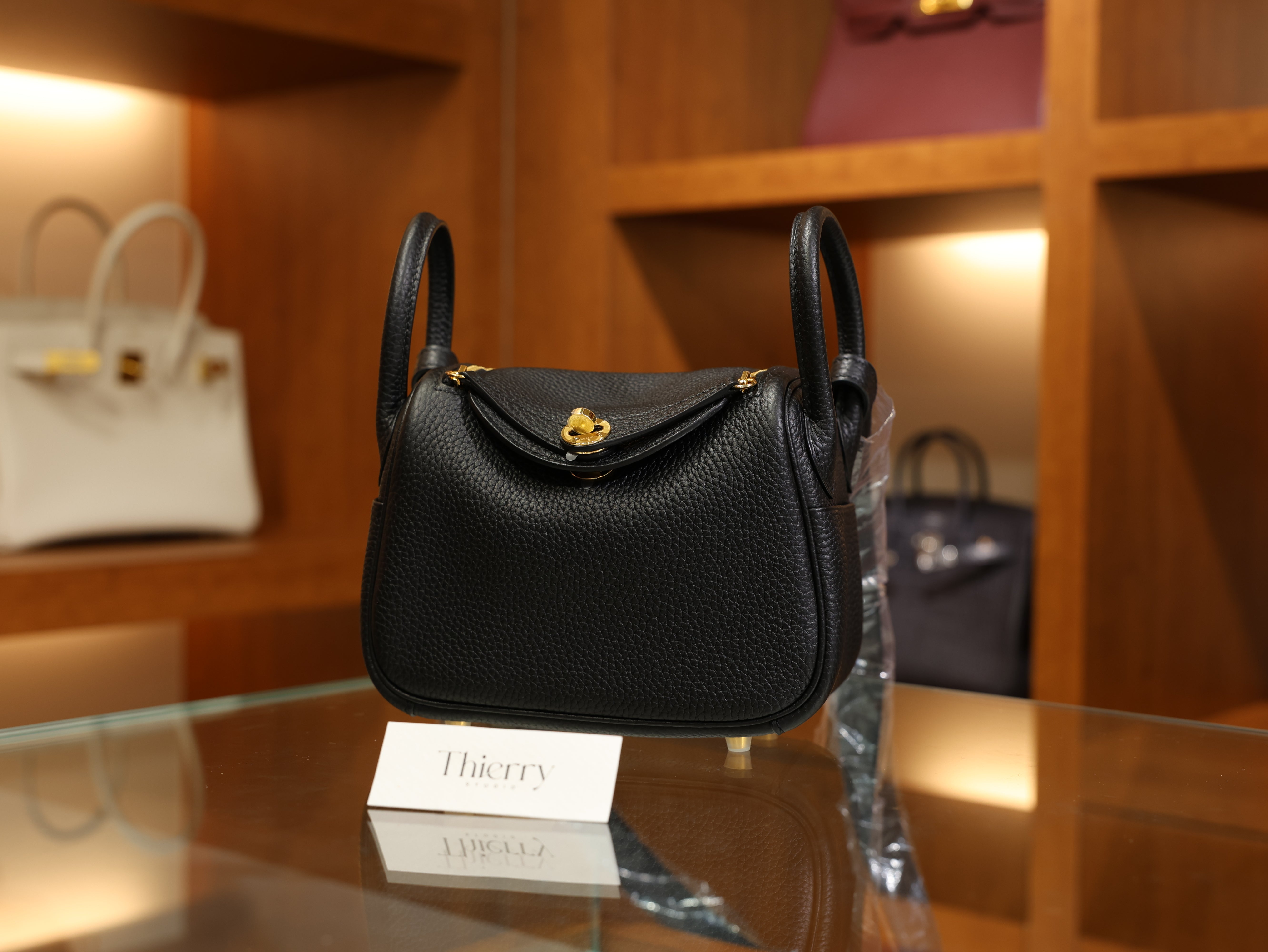 미니 린디 끌레망스 블랙 금장