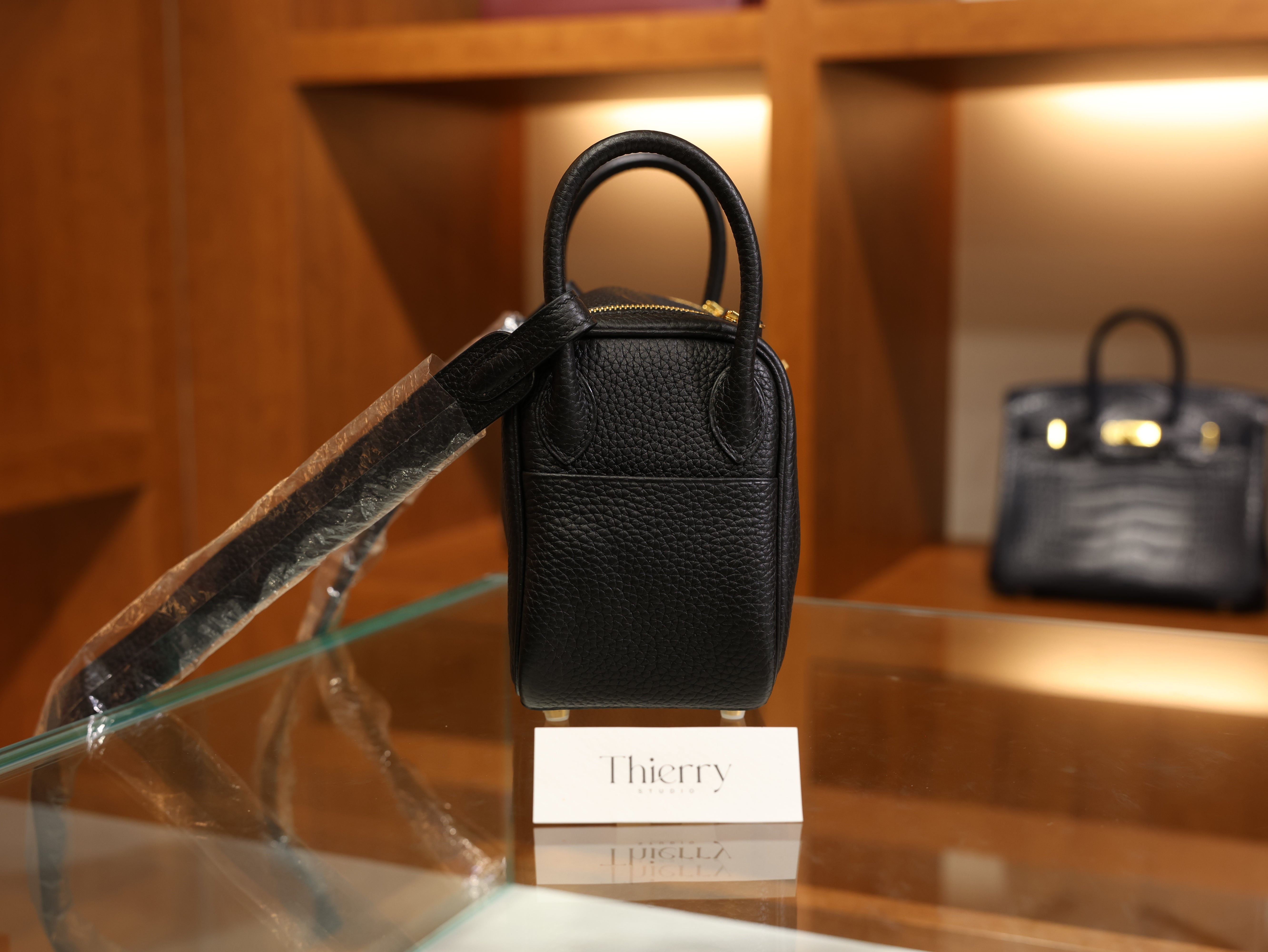 미니 린디 끌레망스 블랙 금장