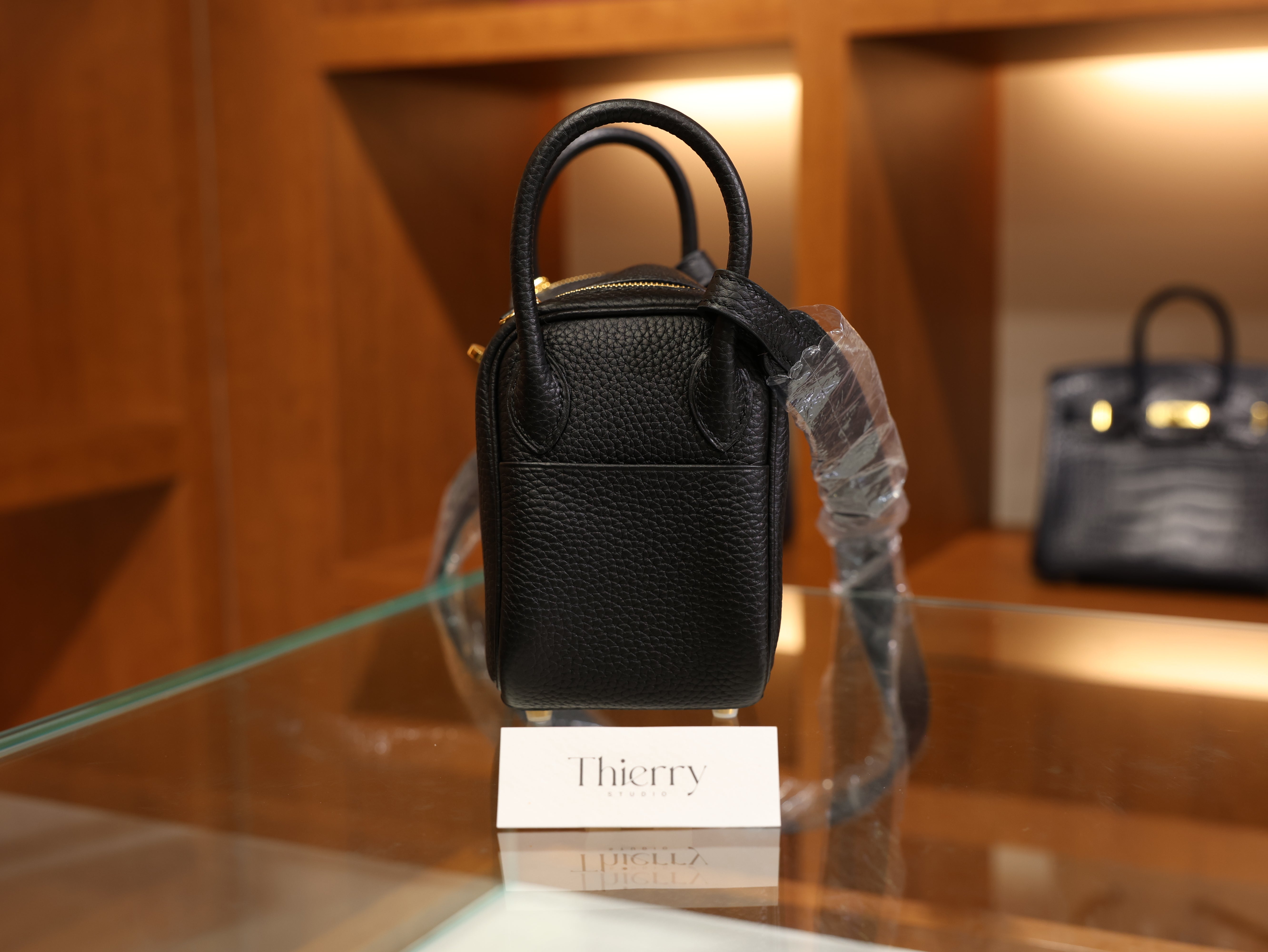 미니 린디 끌레망스 블랙 금장