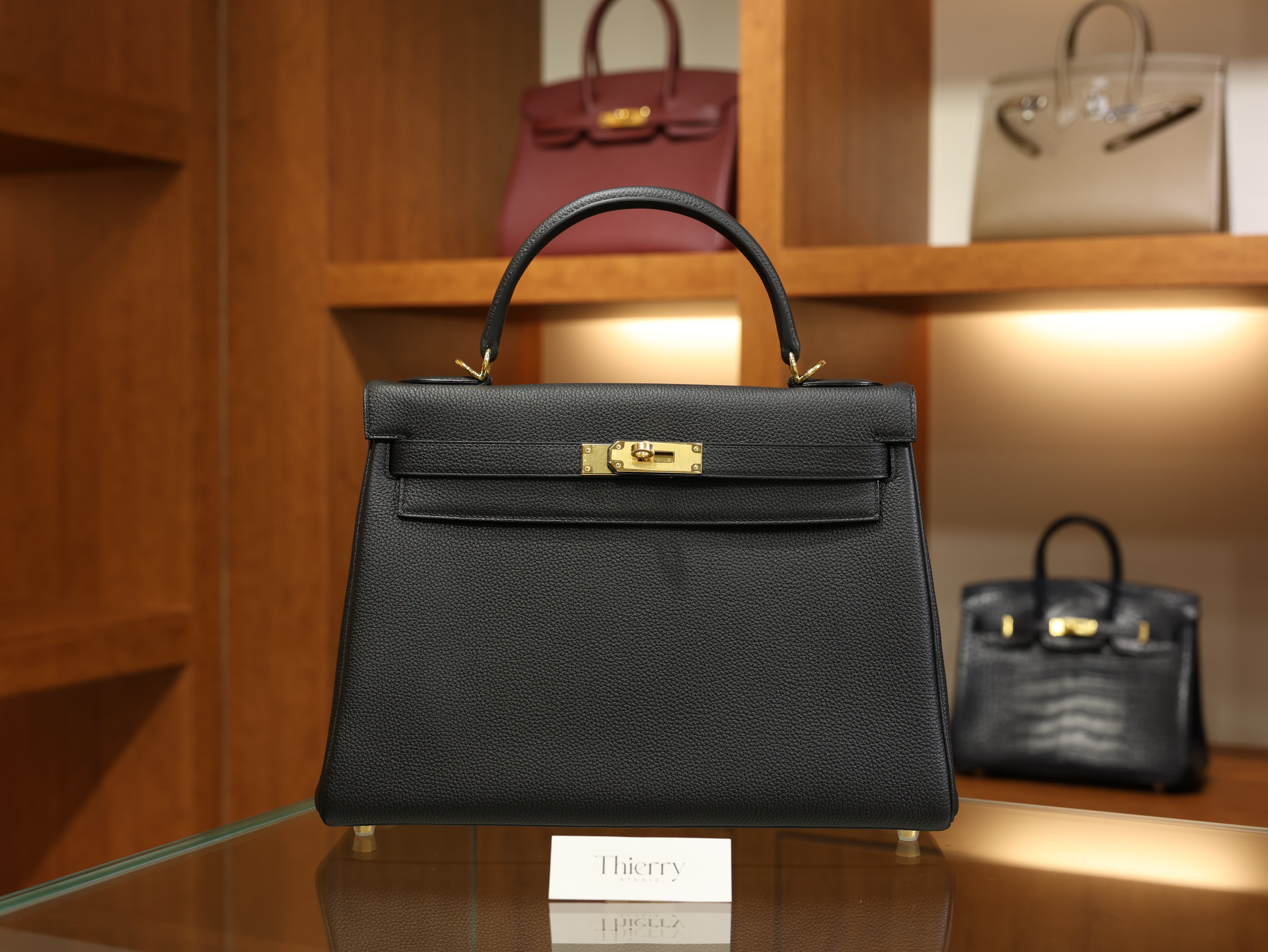 Kelly 32 togo black GHW