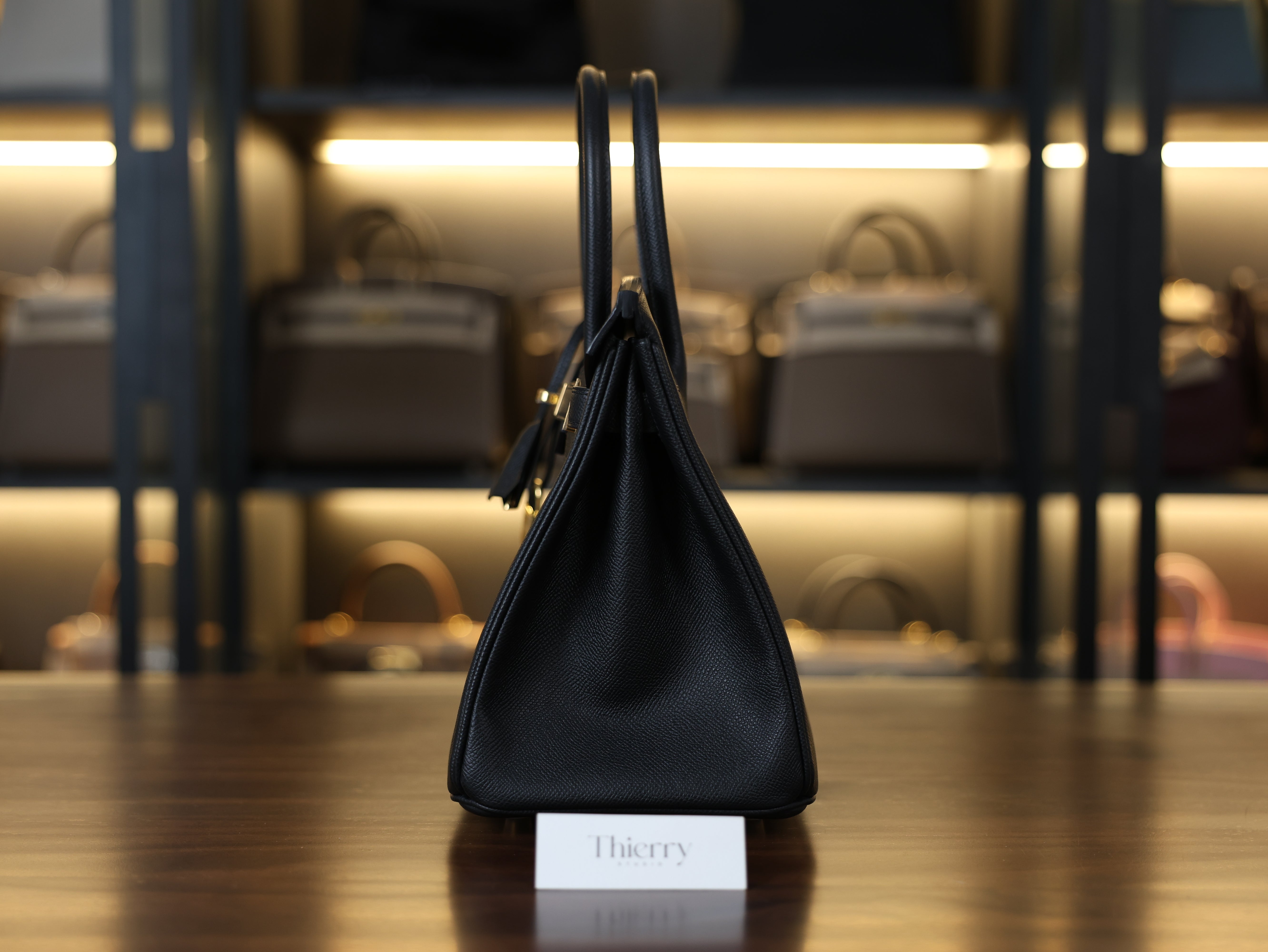 버킨 30 앱송 르투르네 블랙 금장