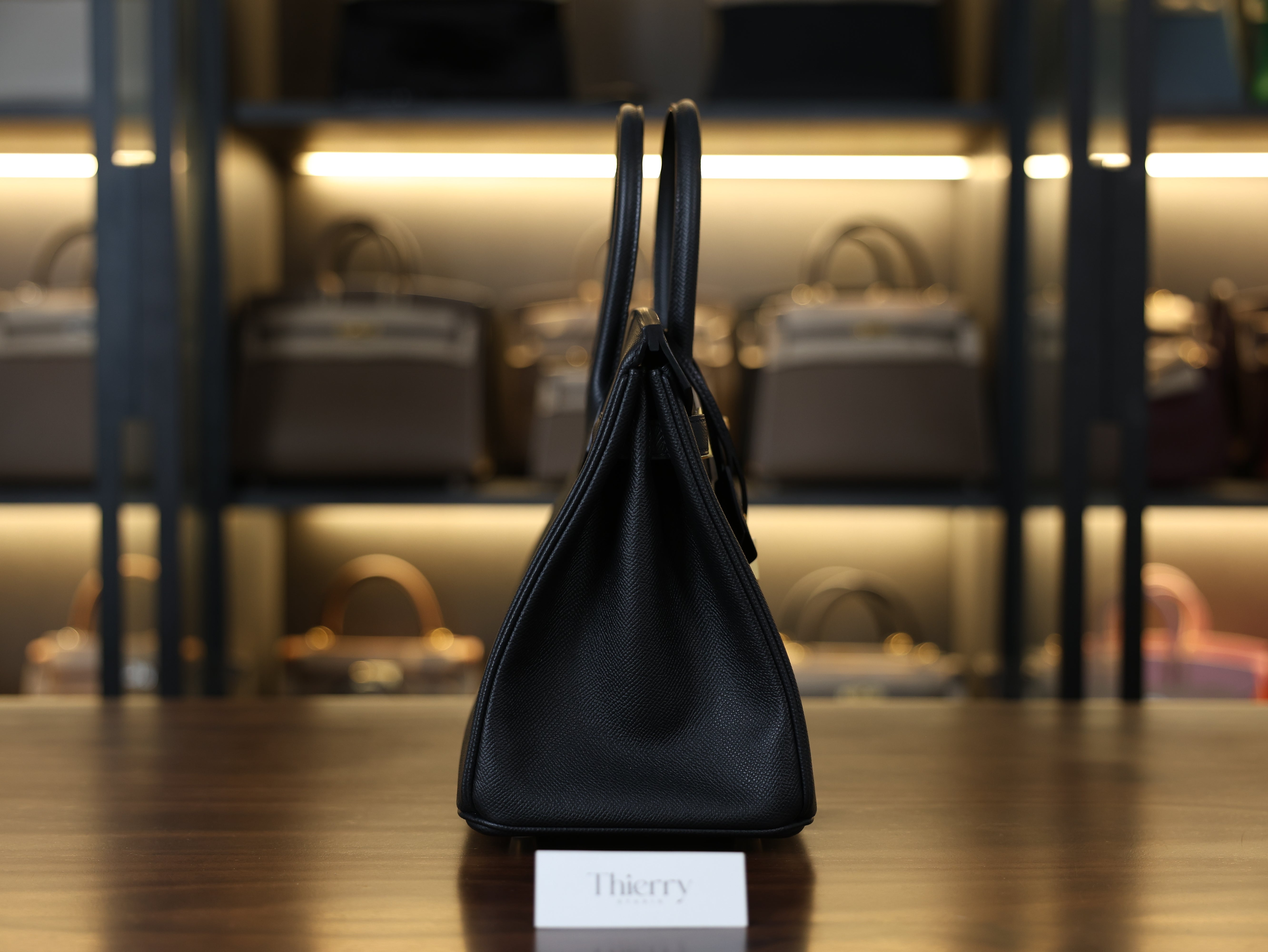 버킨 30 앱송 르투르네 블랙 금장