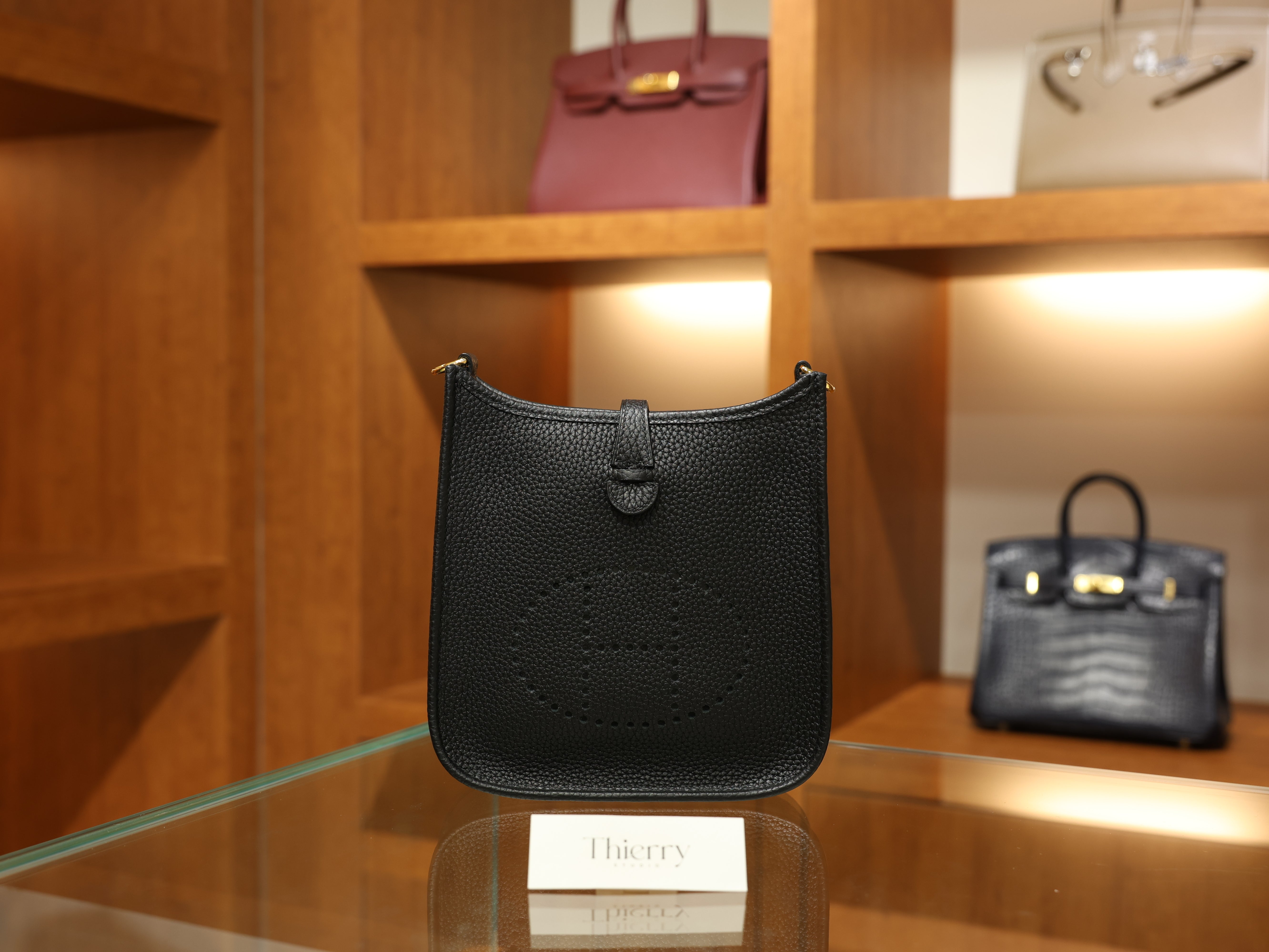 에블린 미니 끌레망스 블랙 금장