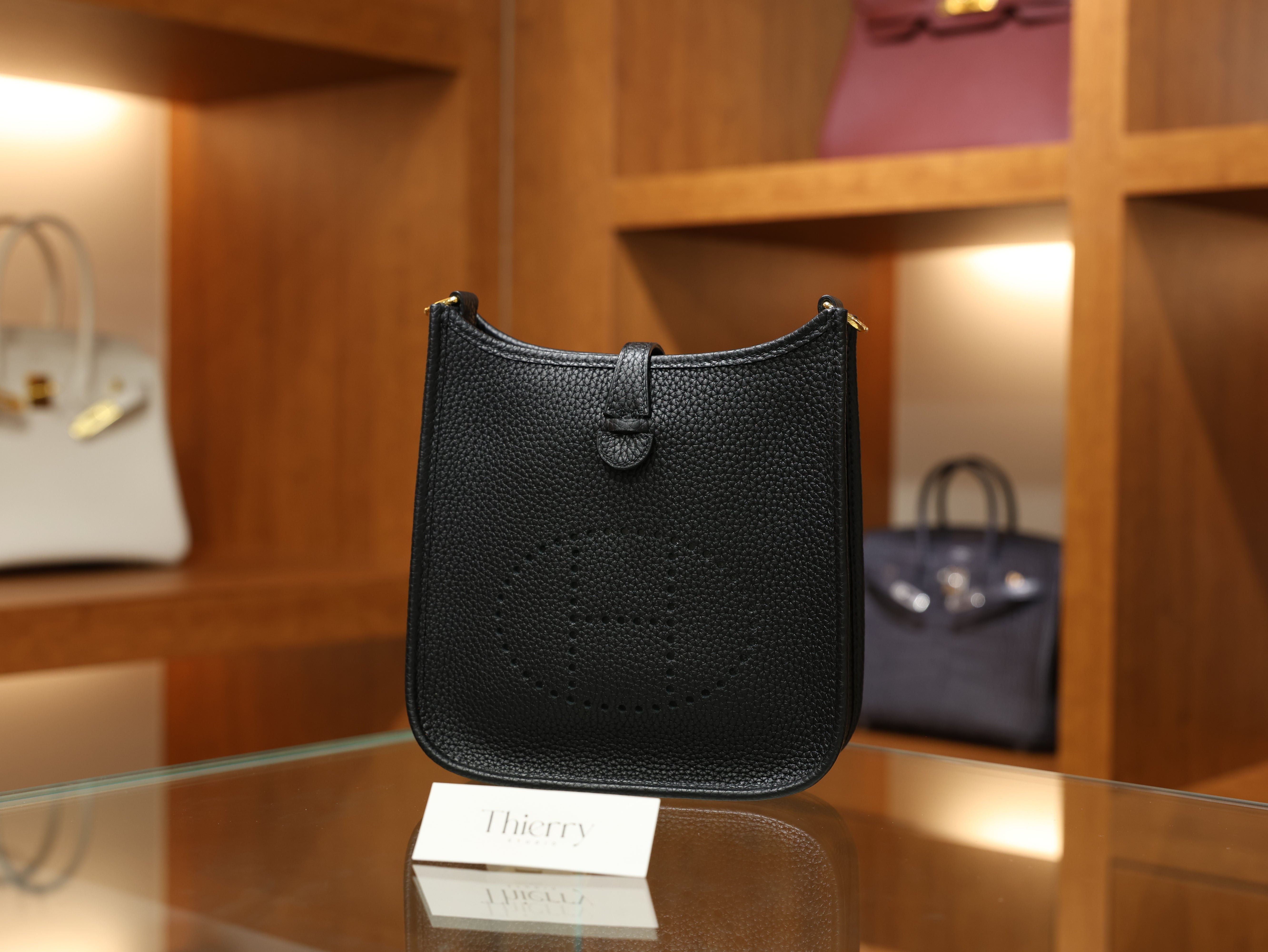 에블린 미니 끌레망스 블랙 금장