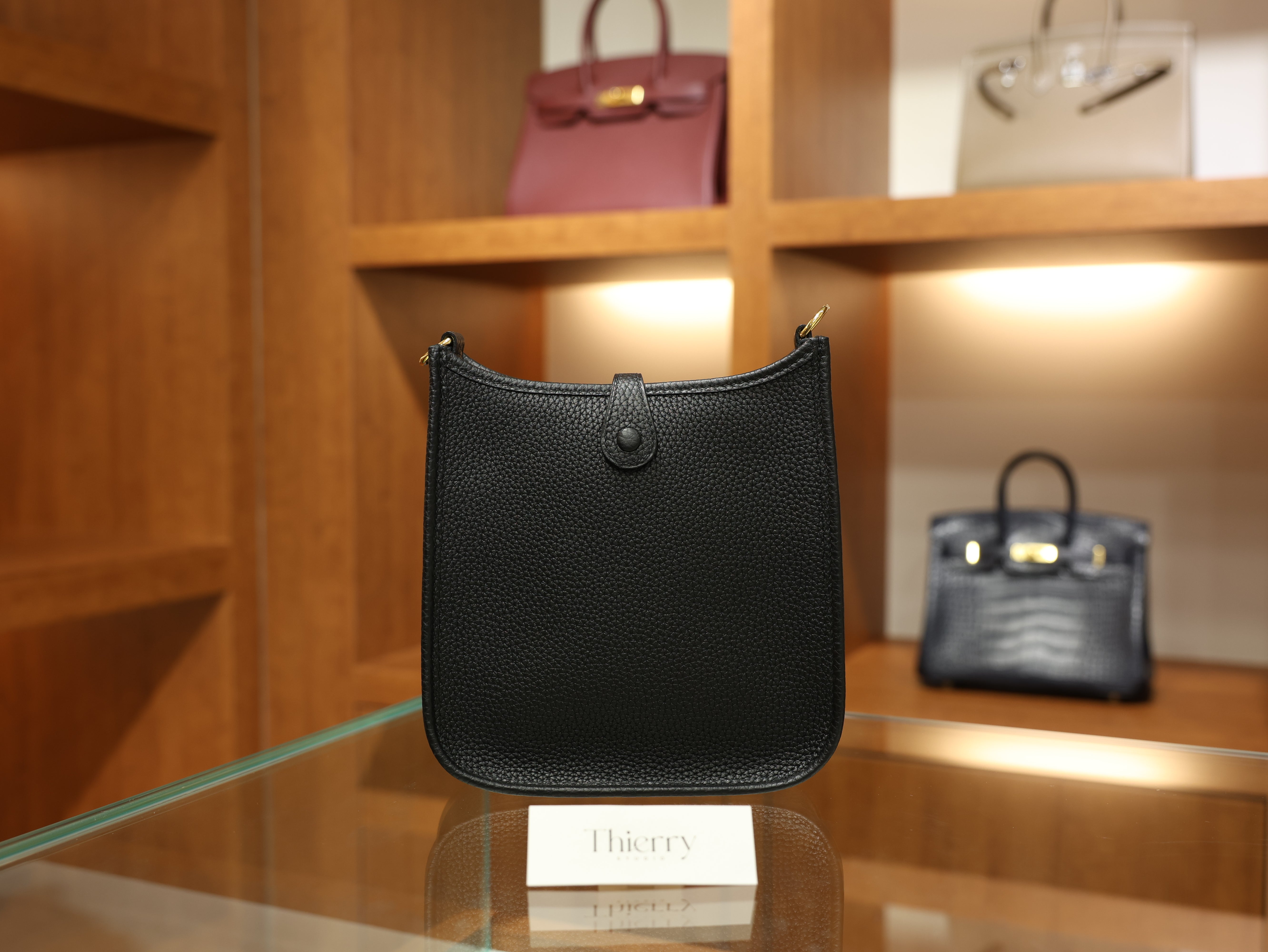 에블린 미니 끌레망스 블랙 금장