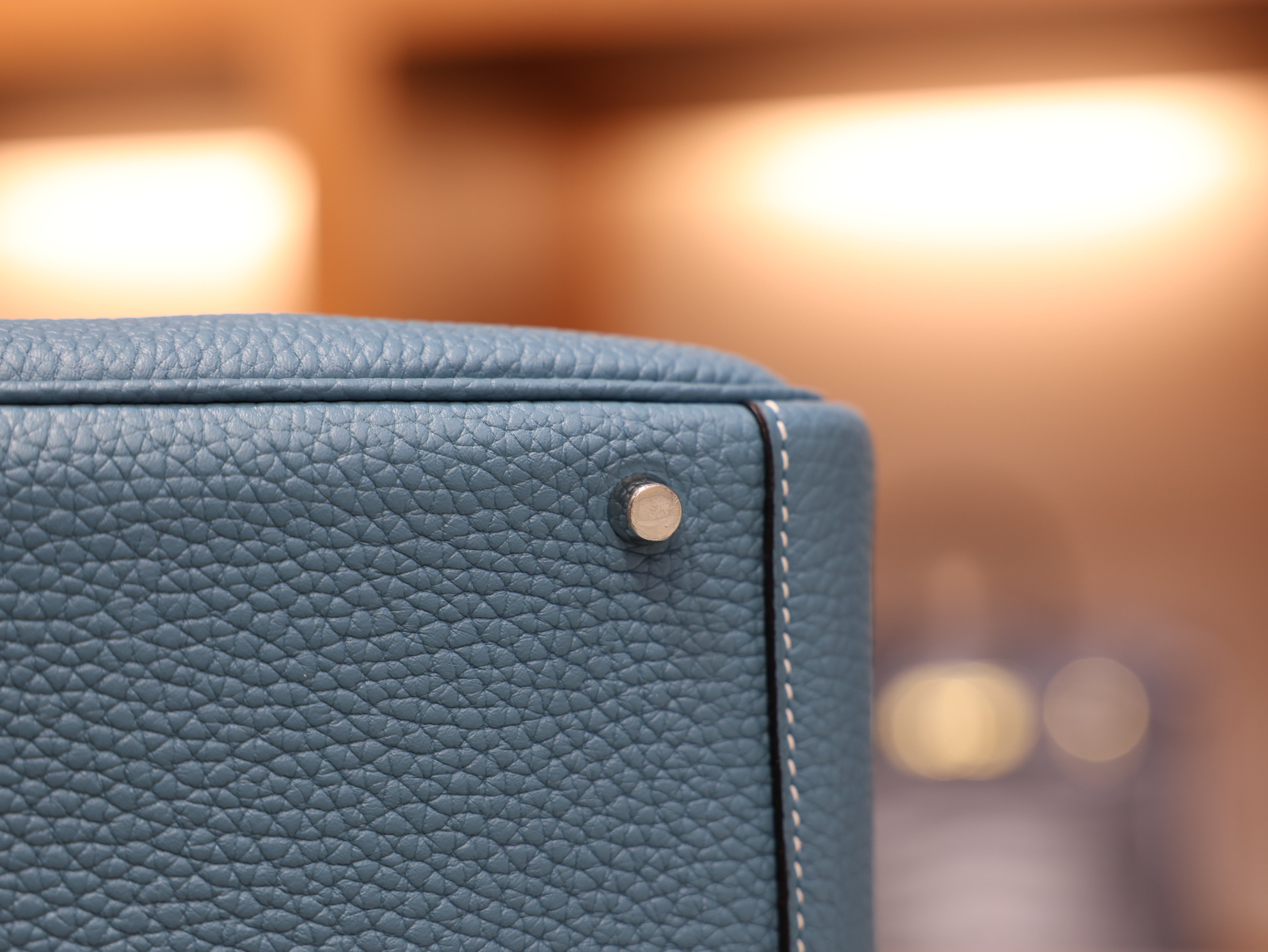 Lindy mini clemence blue jean PHW