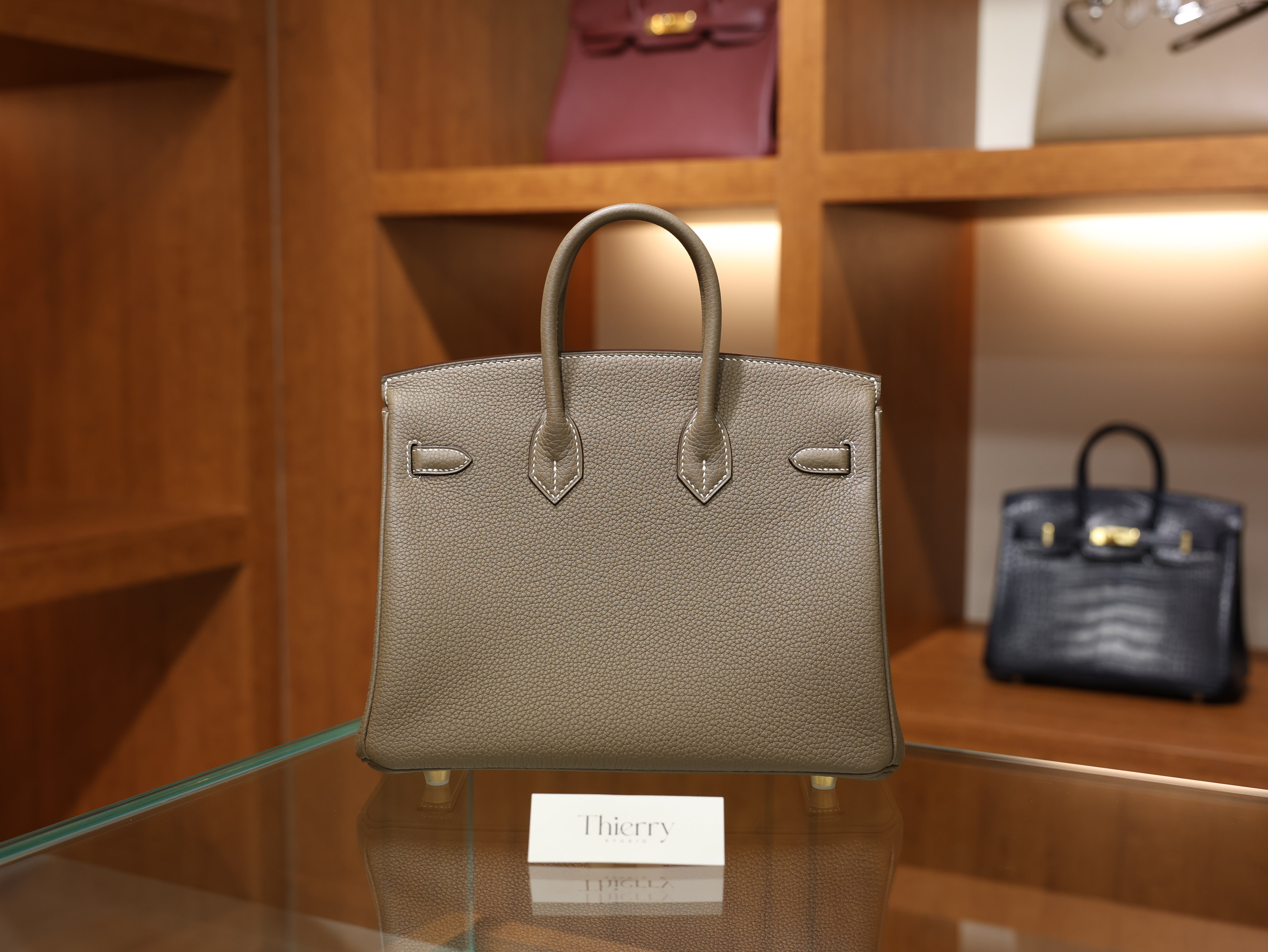 버킨 25 토고 에토프 금장