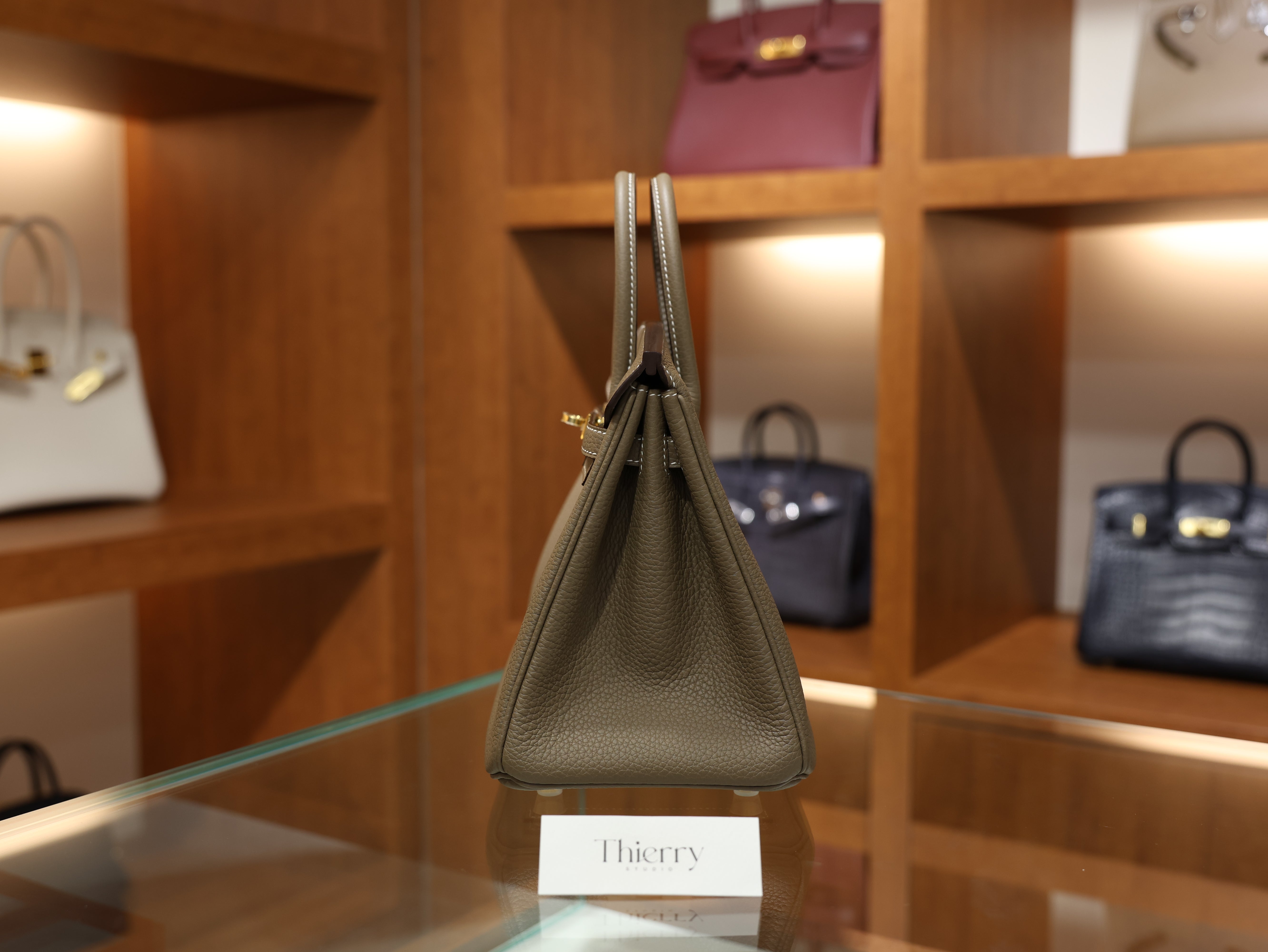 버킨 25 토고 에토프 금장