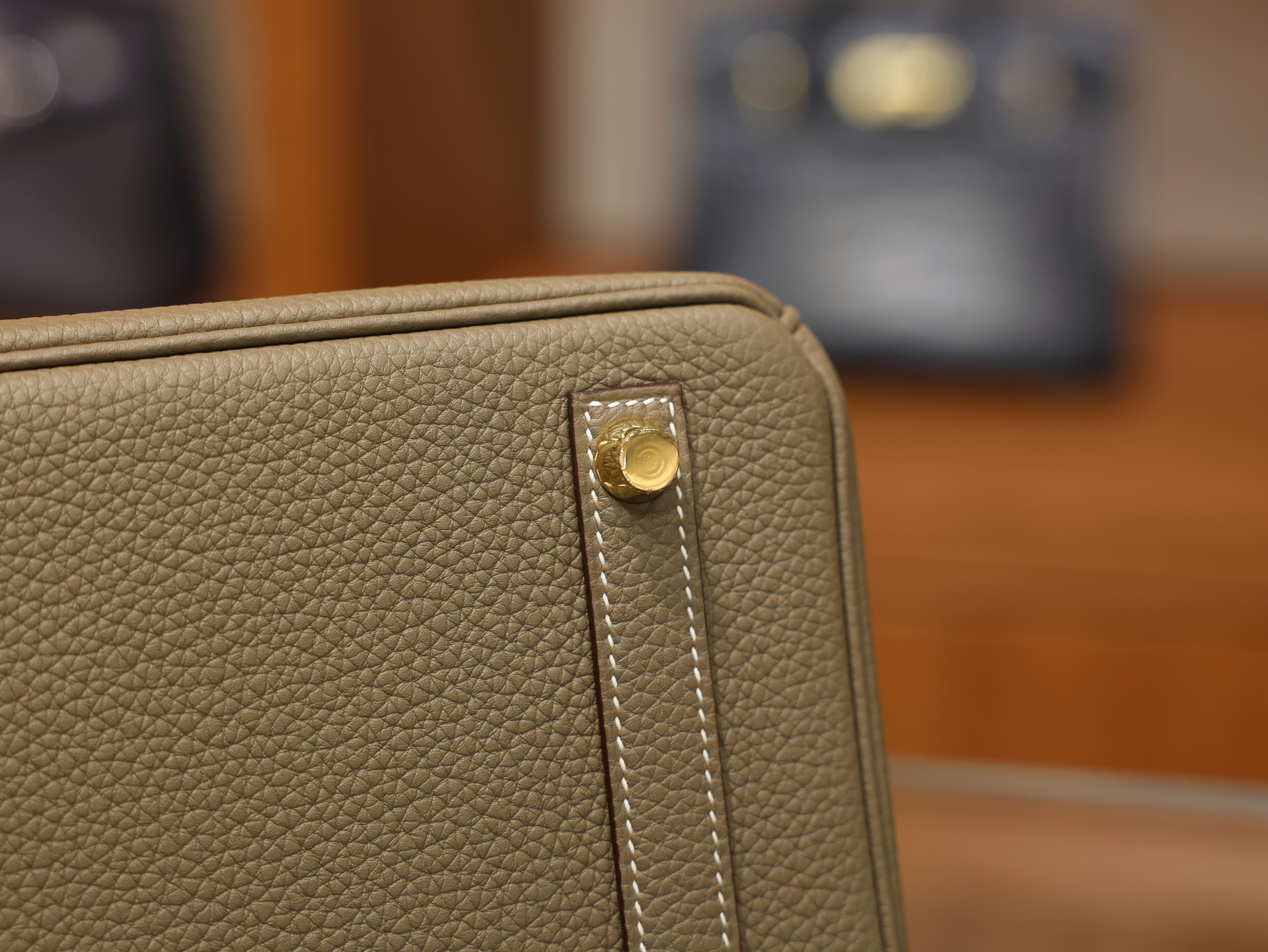 버킨 25 토고 에토프 금장