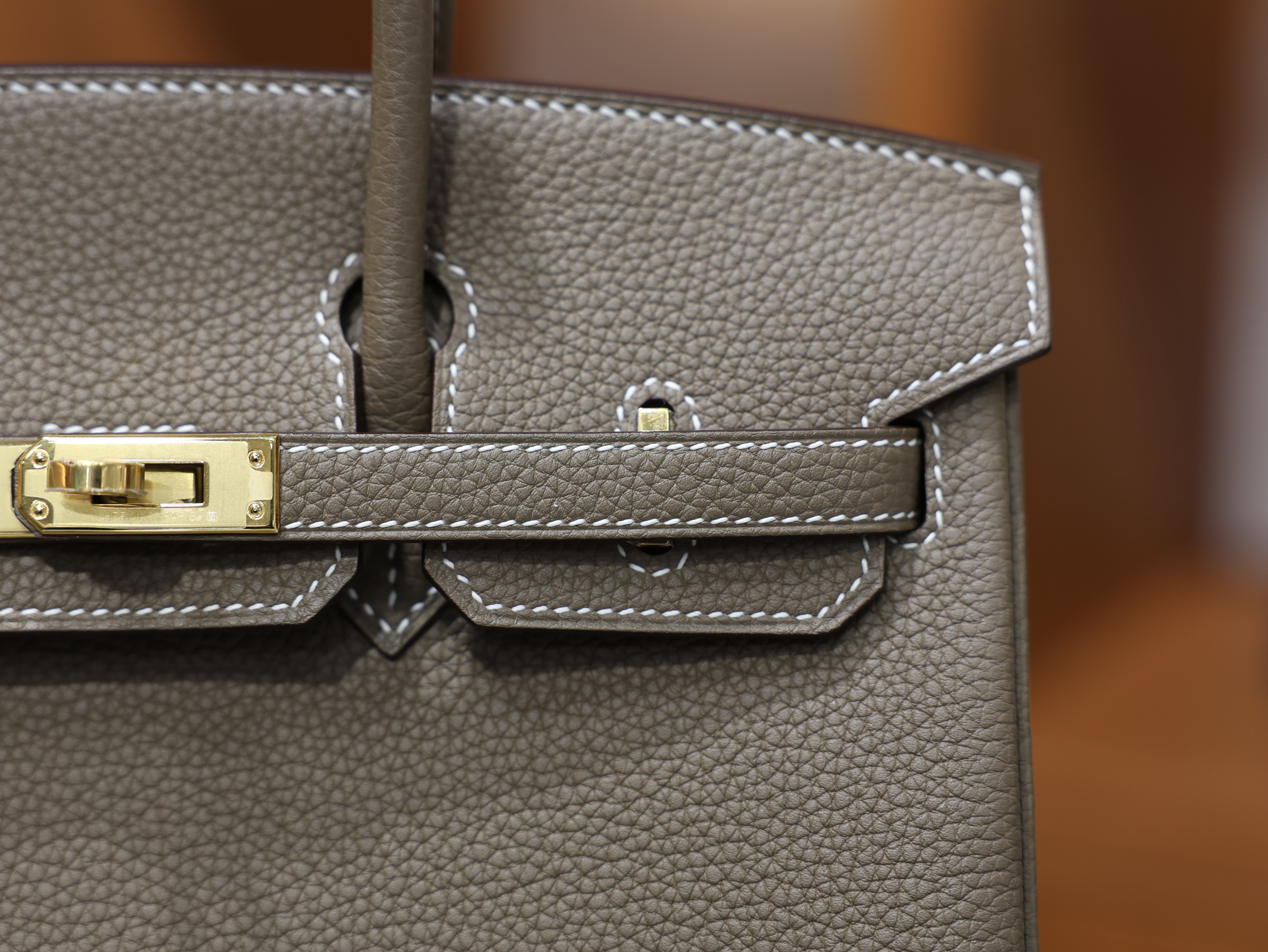 버킨 25 토고 에토프 금장