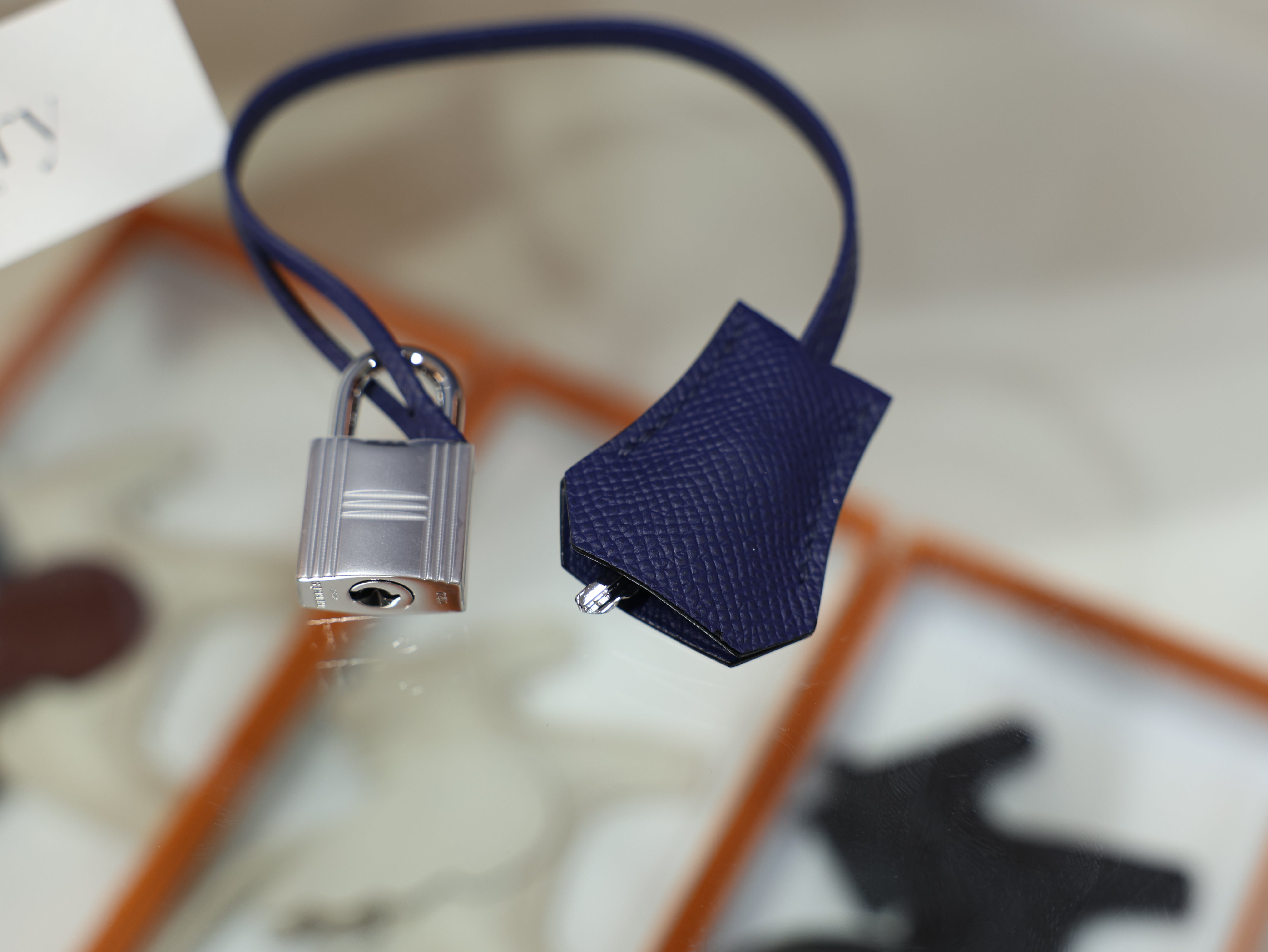 Birkin 30 epsom retourne blue saphir PHW