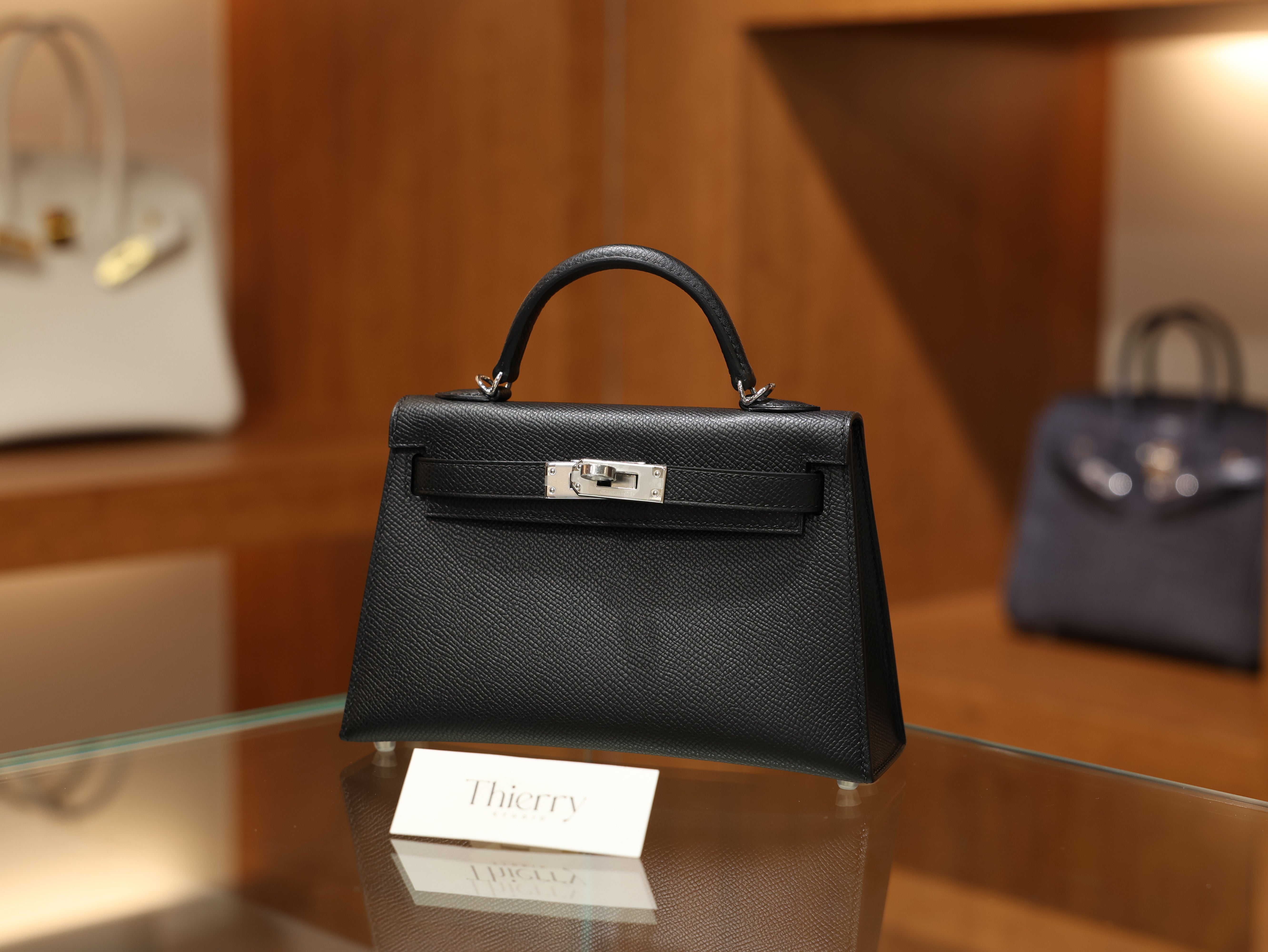 미니 켈리 앱송 블랙 은장