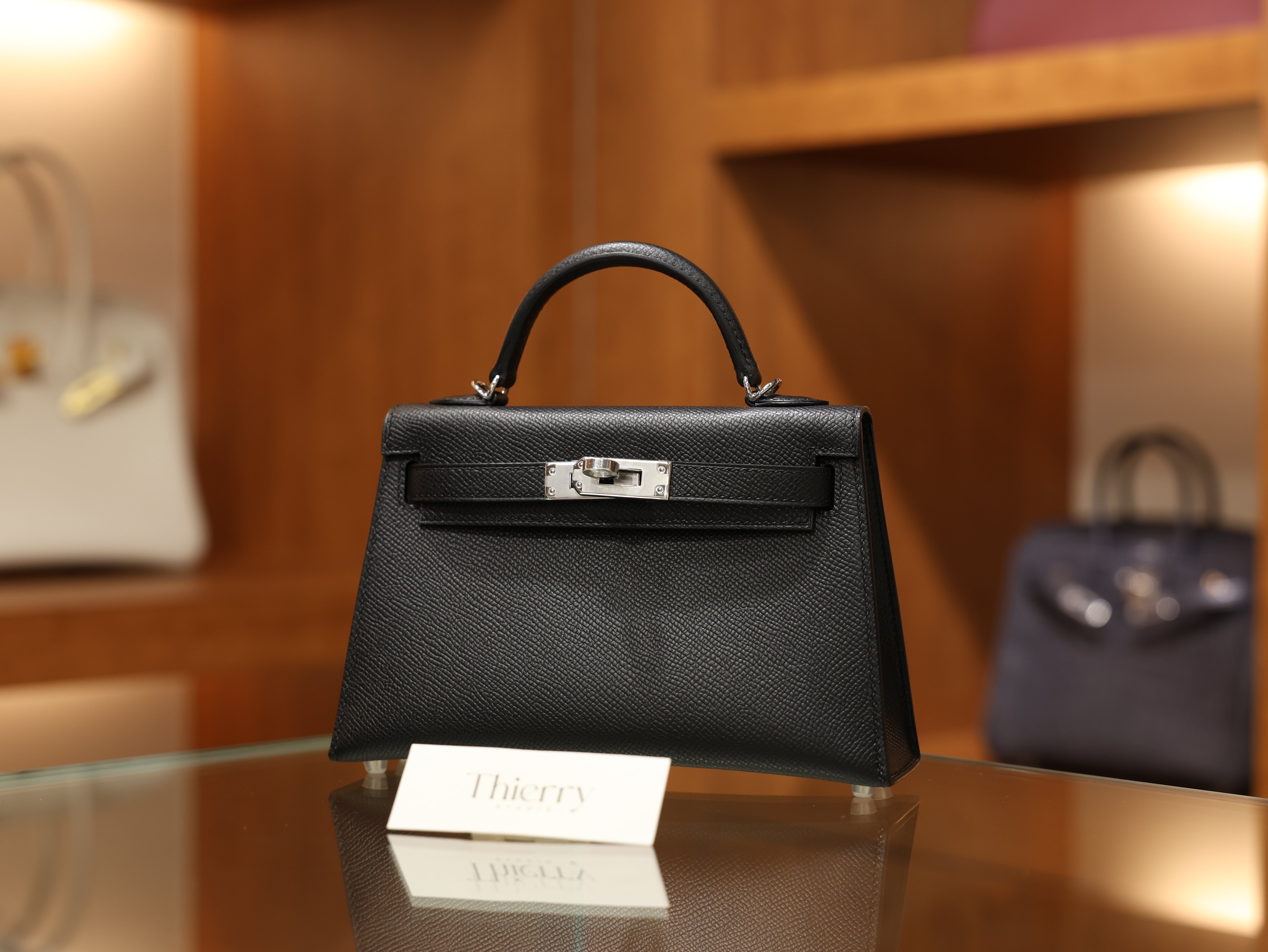 미니 켈리 앱송 블랙 은장