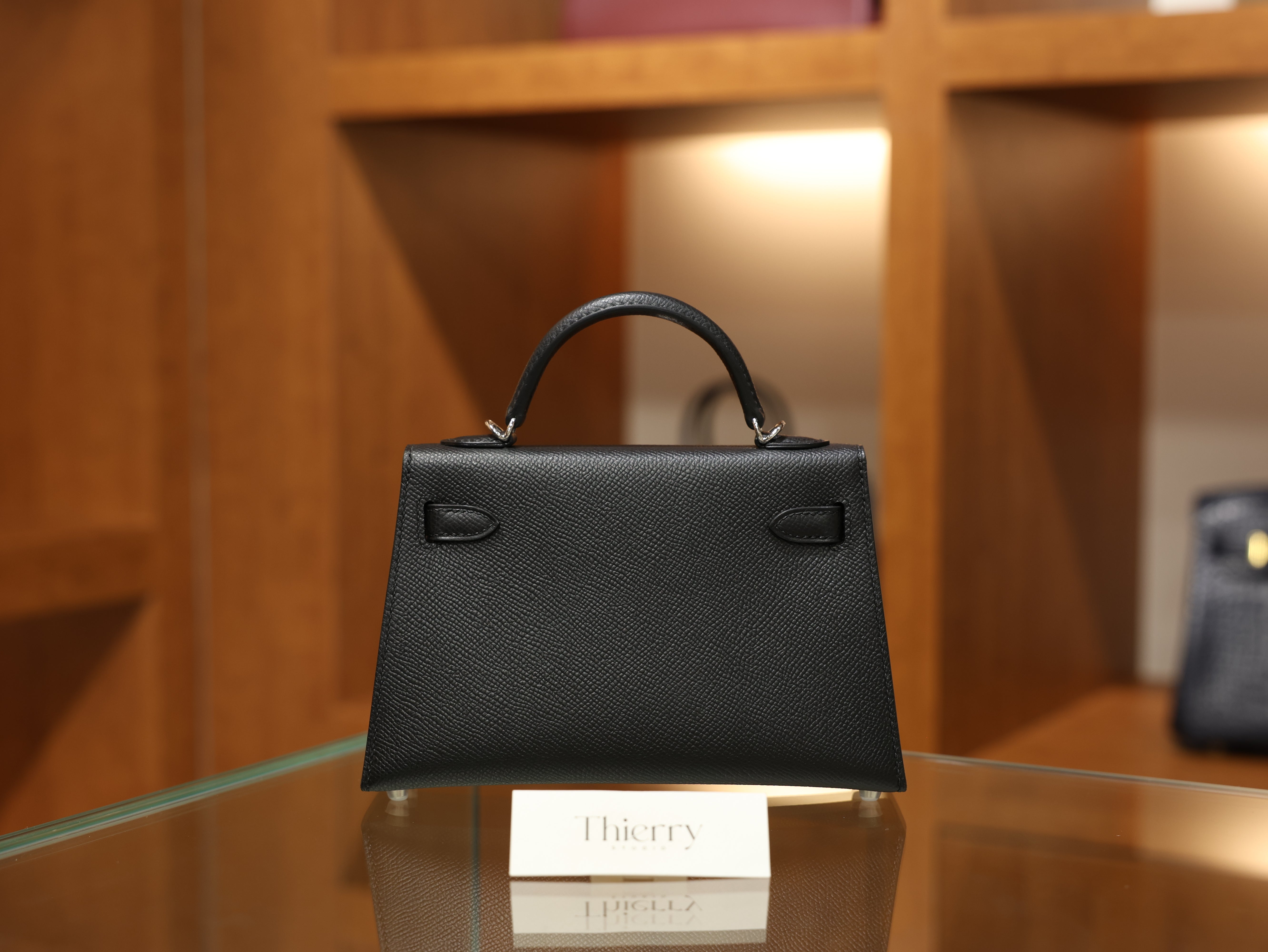 미니 켈리 앱송 블랙 은장