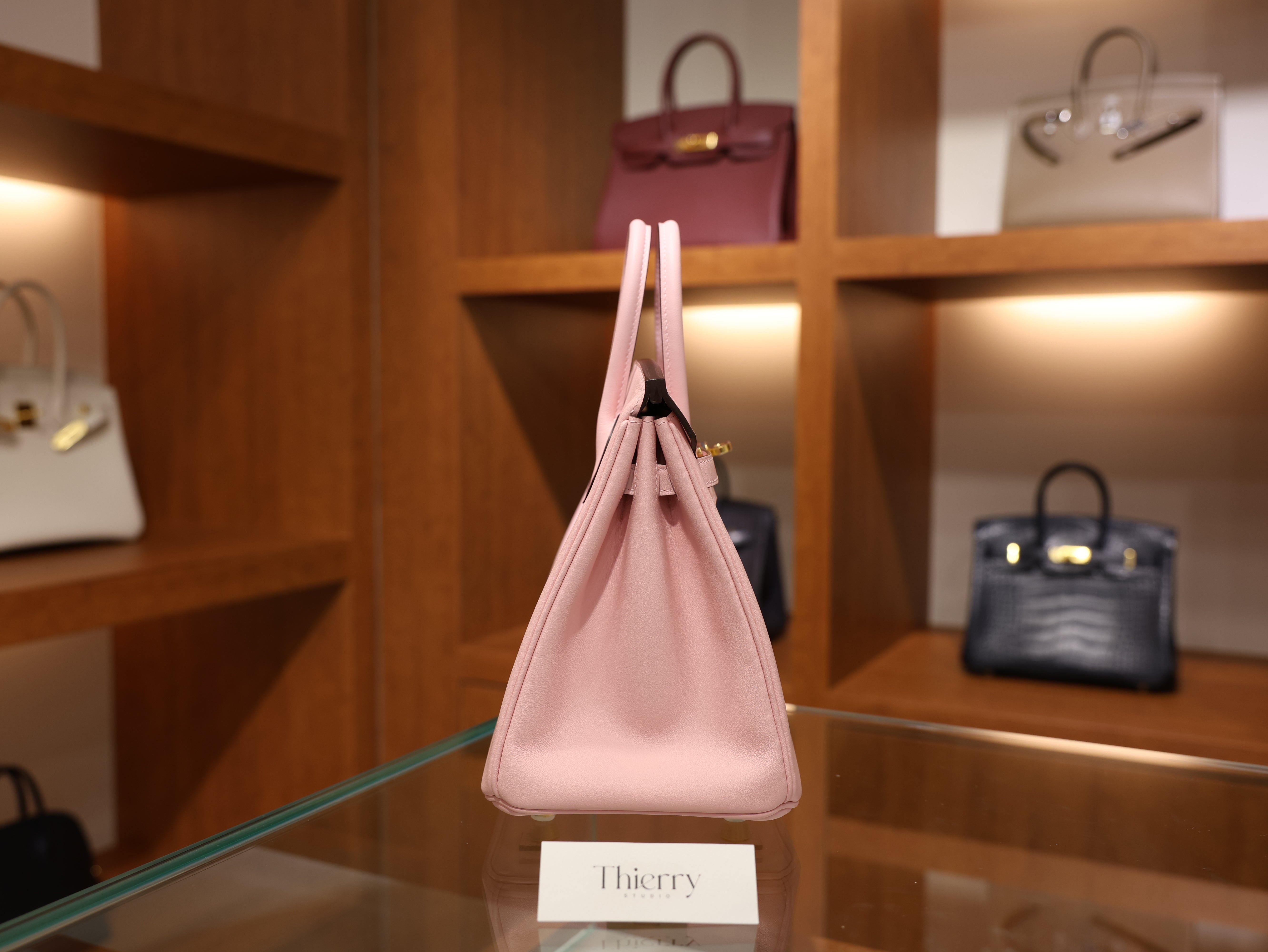 버킨 25 스위프트 로즈사쿠라 금장