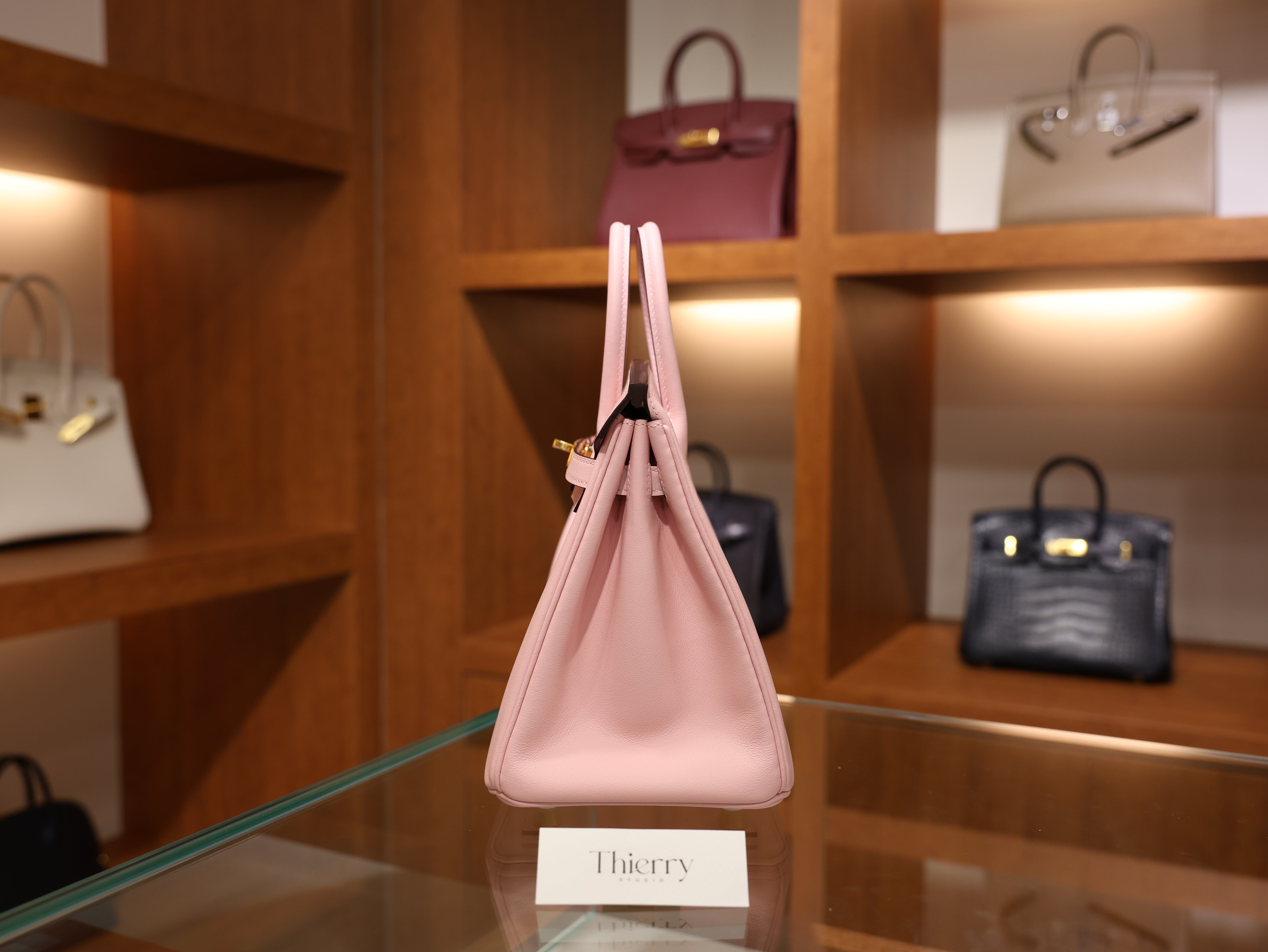 버킨 25 스위프트 로즈사쿠라 금장