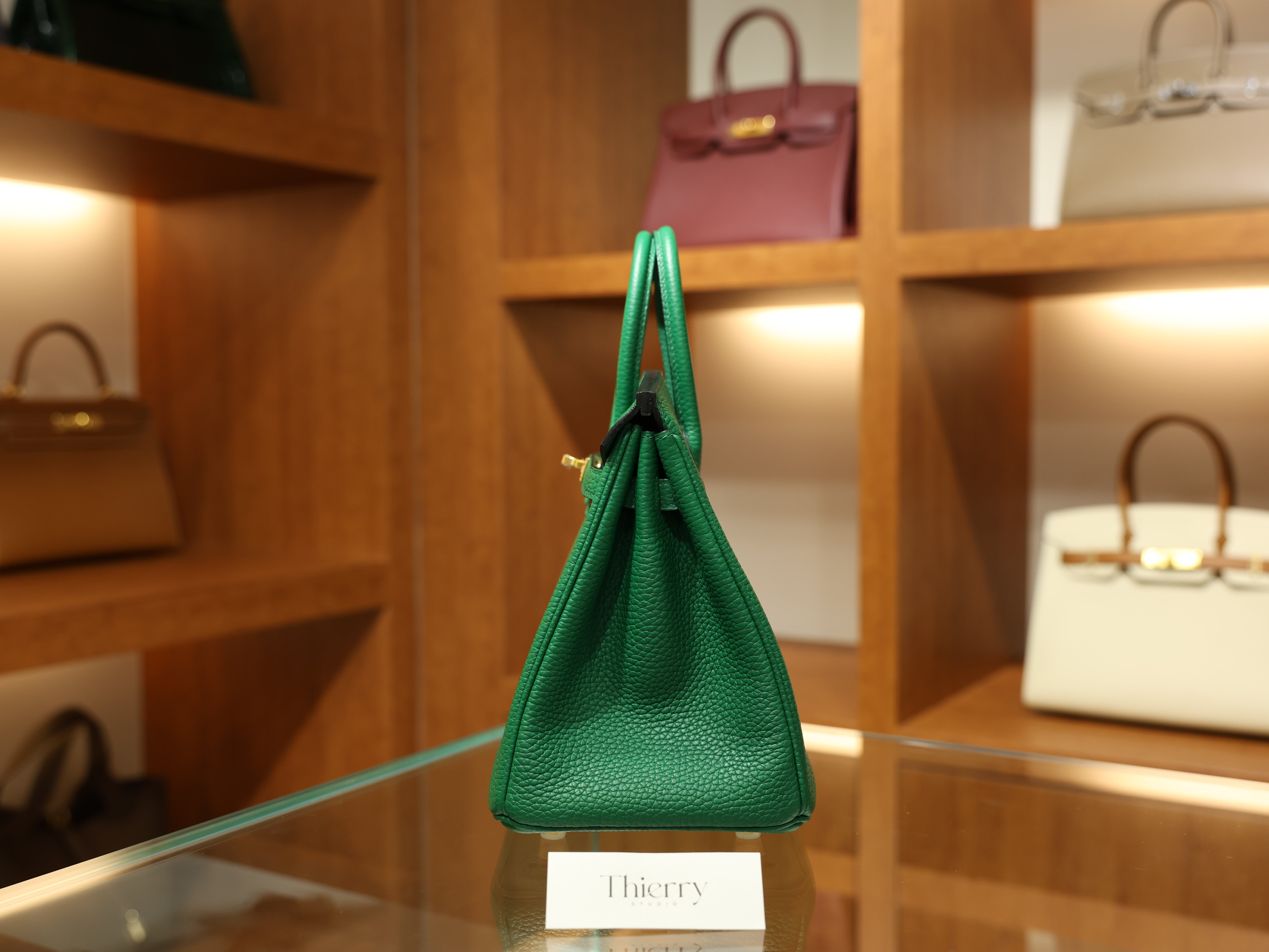 버킨 25 끌레망스 베르트 베르티고 금장