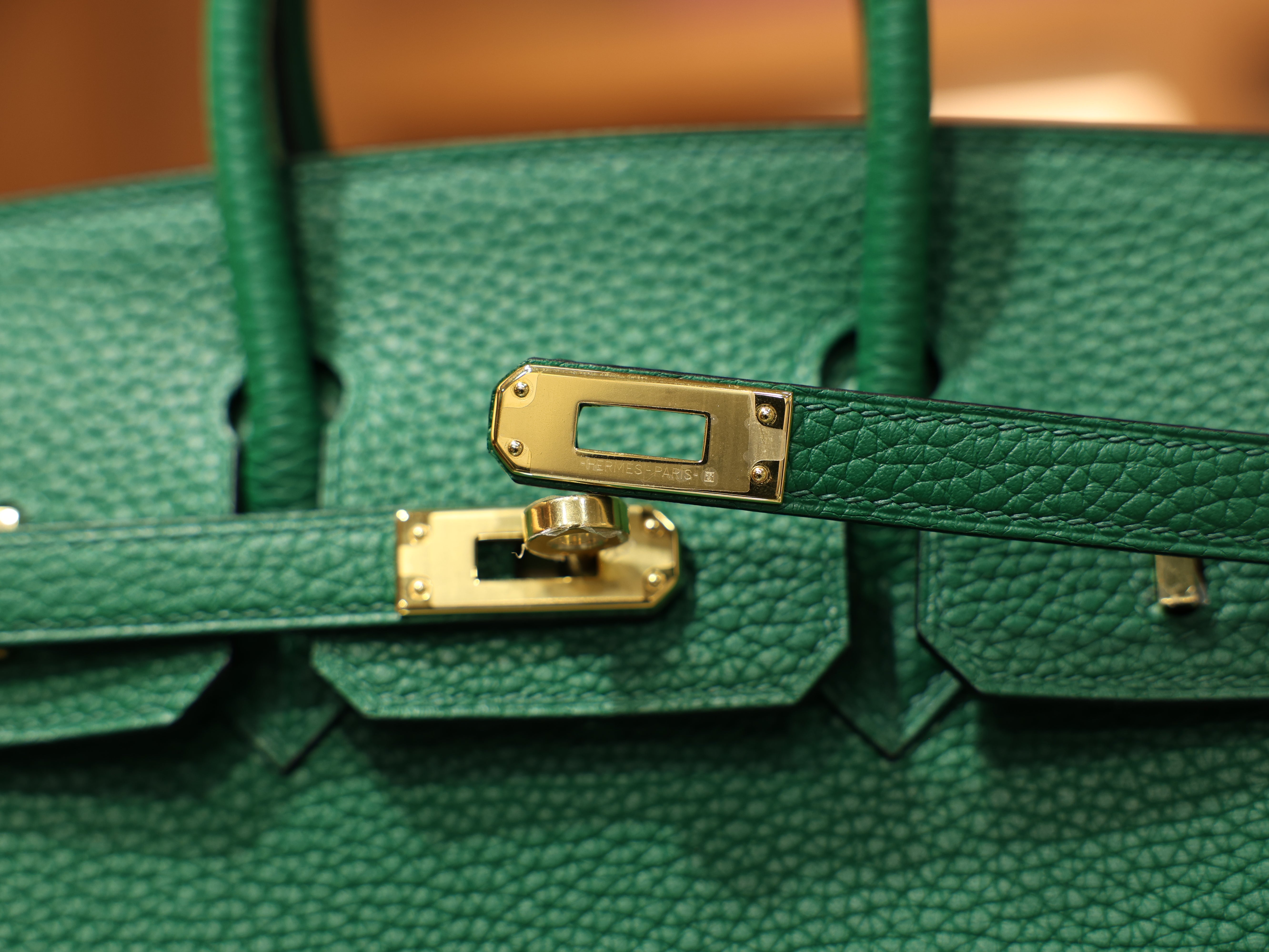 버킨 25 끌레망스 베르트 베르티고 금장