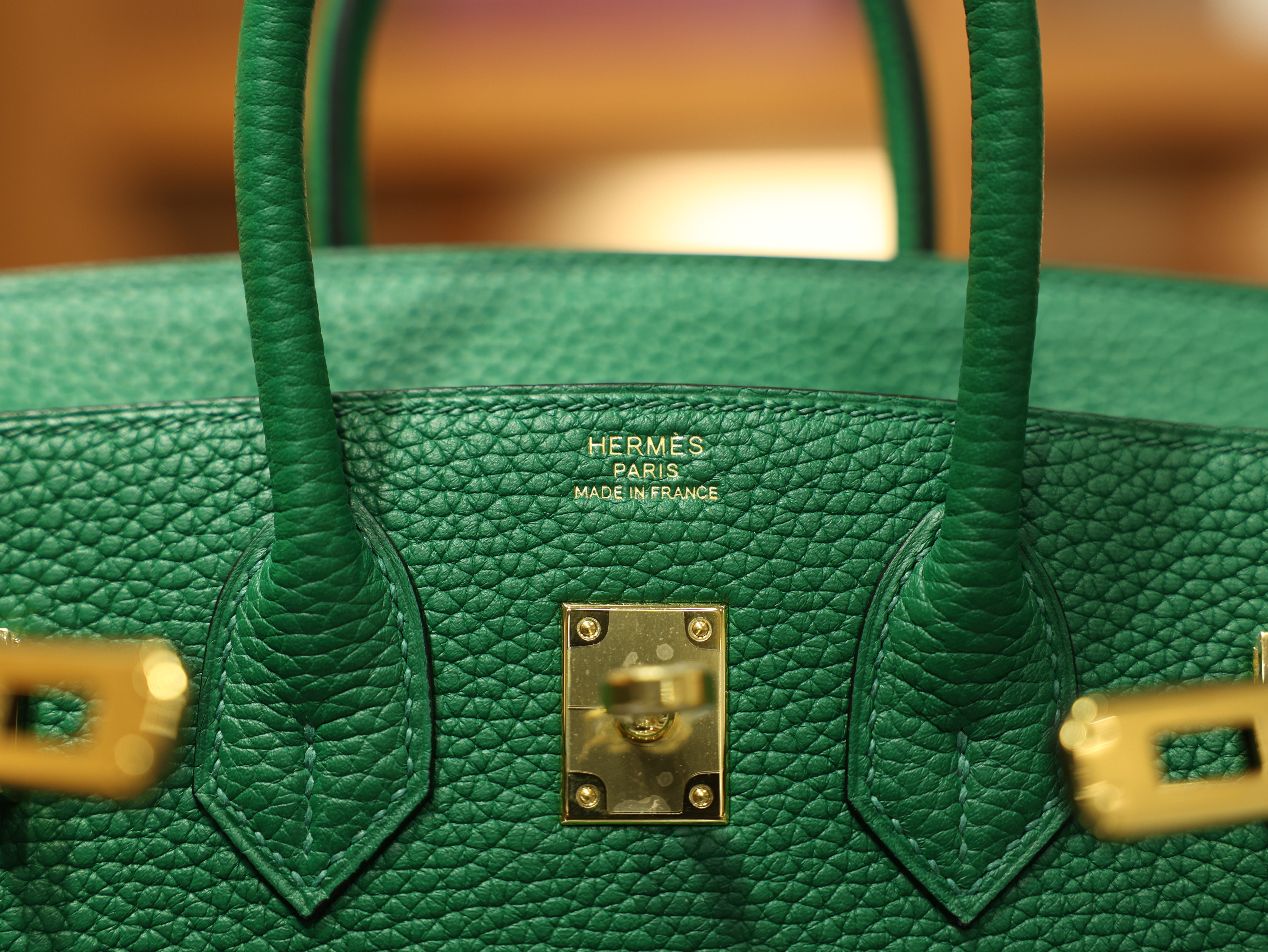 버킨 25 끌레망스 베르트 베르티고 금장