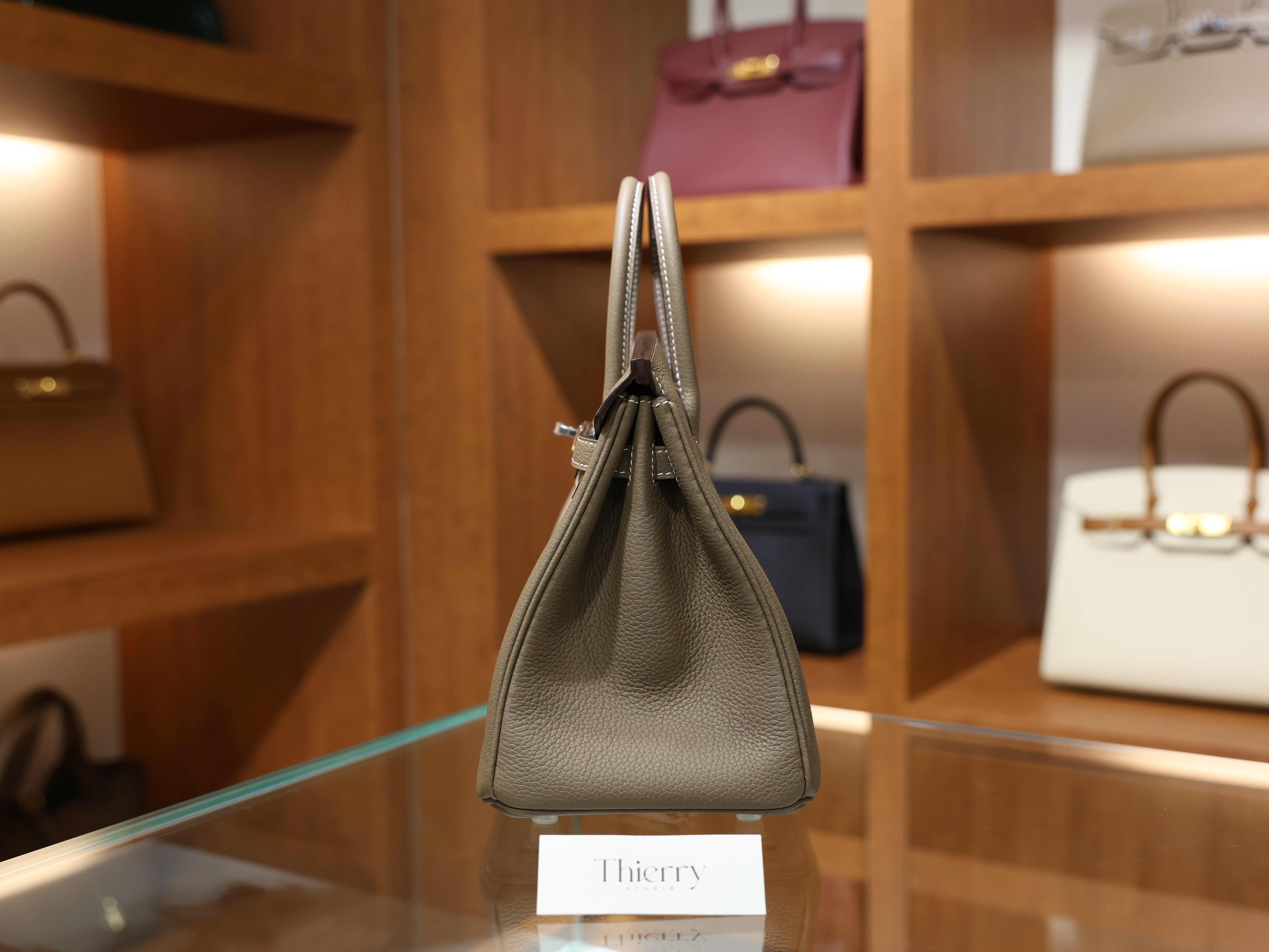 버킨 25 토고 에토프 은장