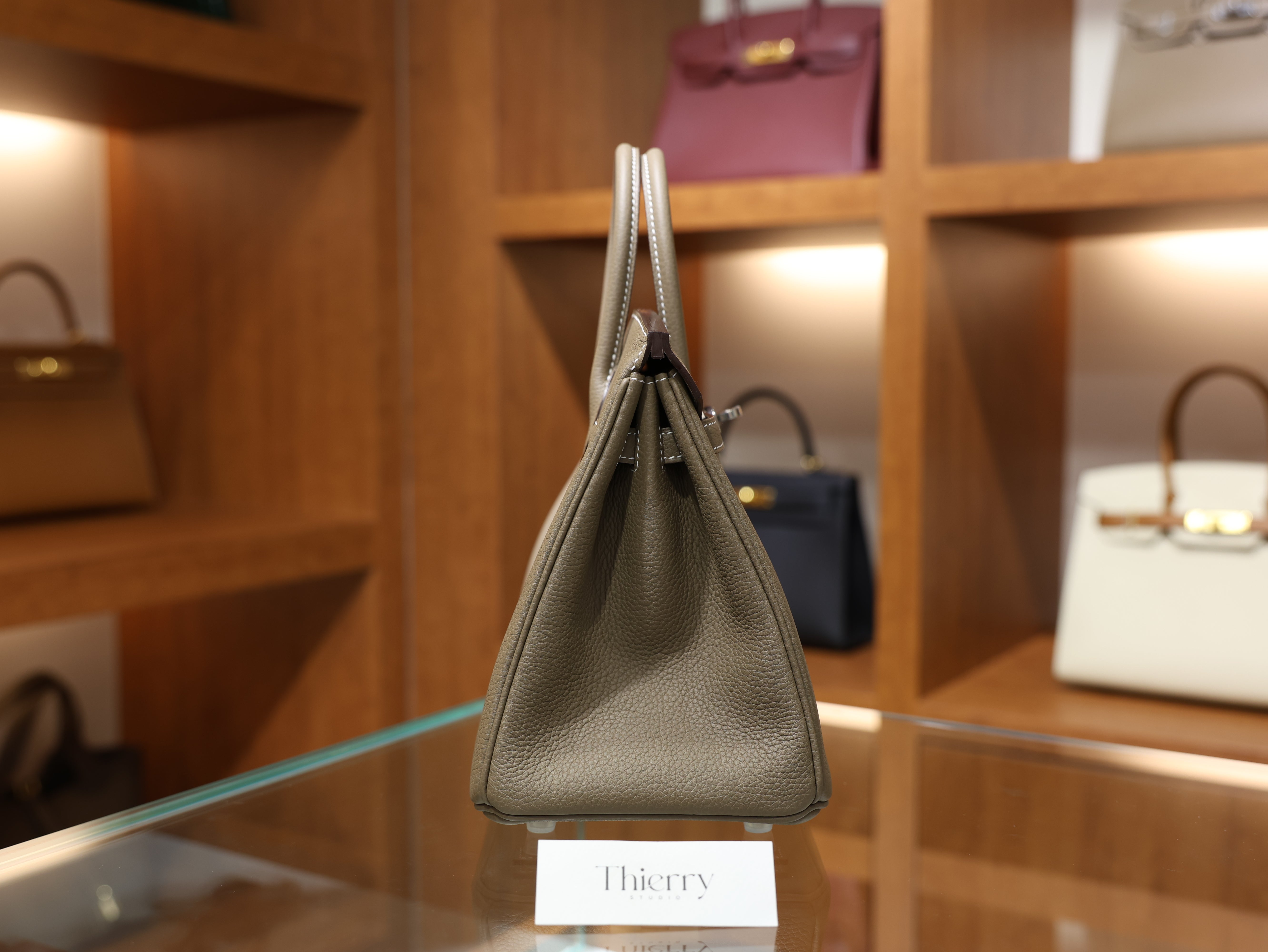 버킨 25 토고 에토프 은장