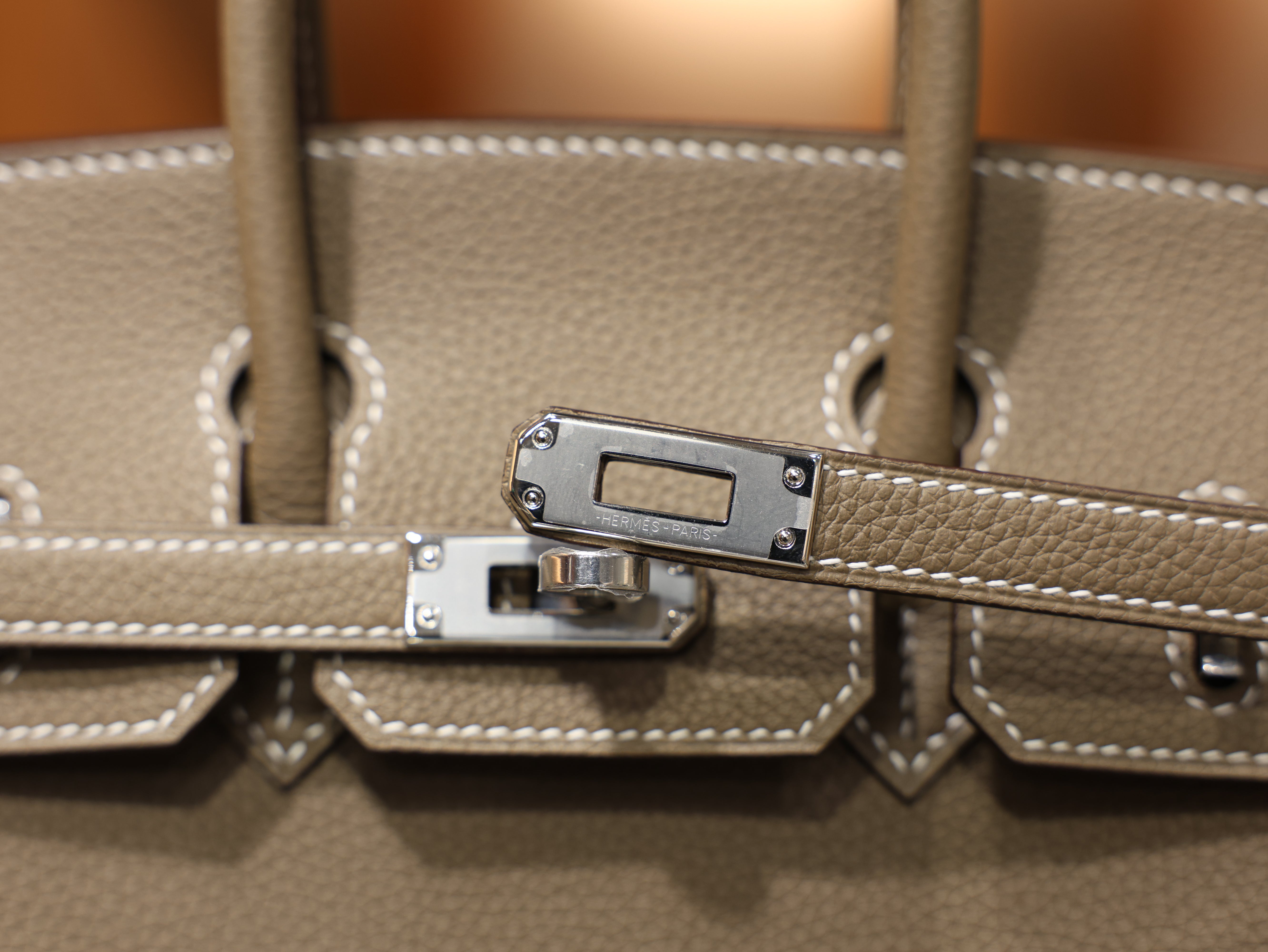 버킨 25 토고 에토프 은장