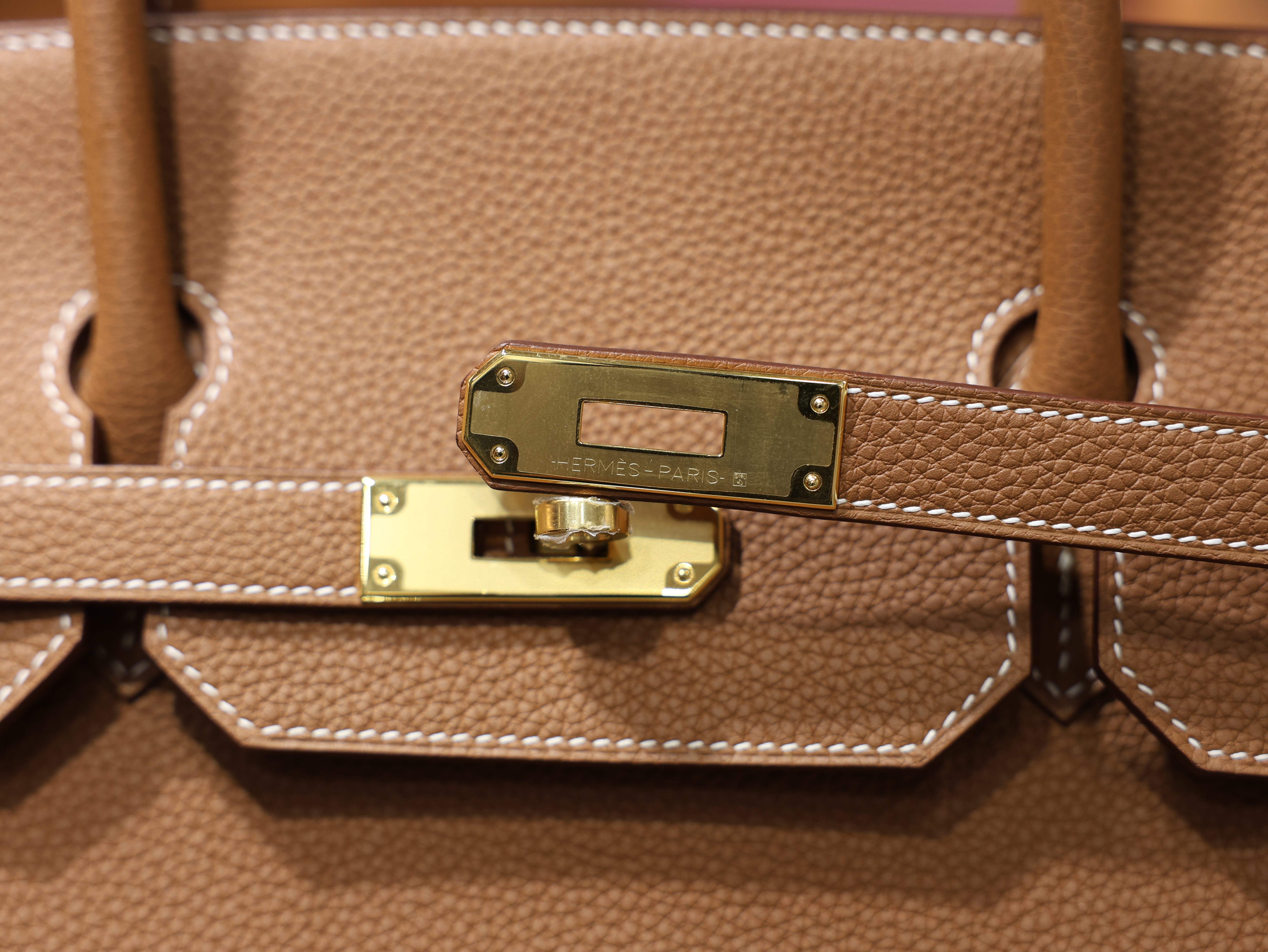 버킨 40 토고 골드 금장