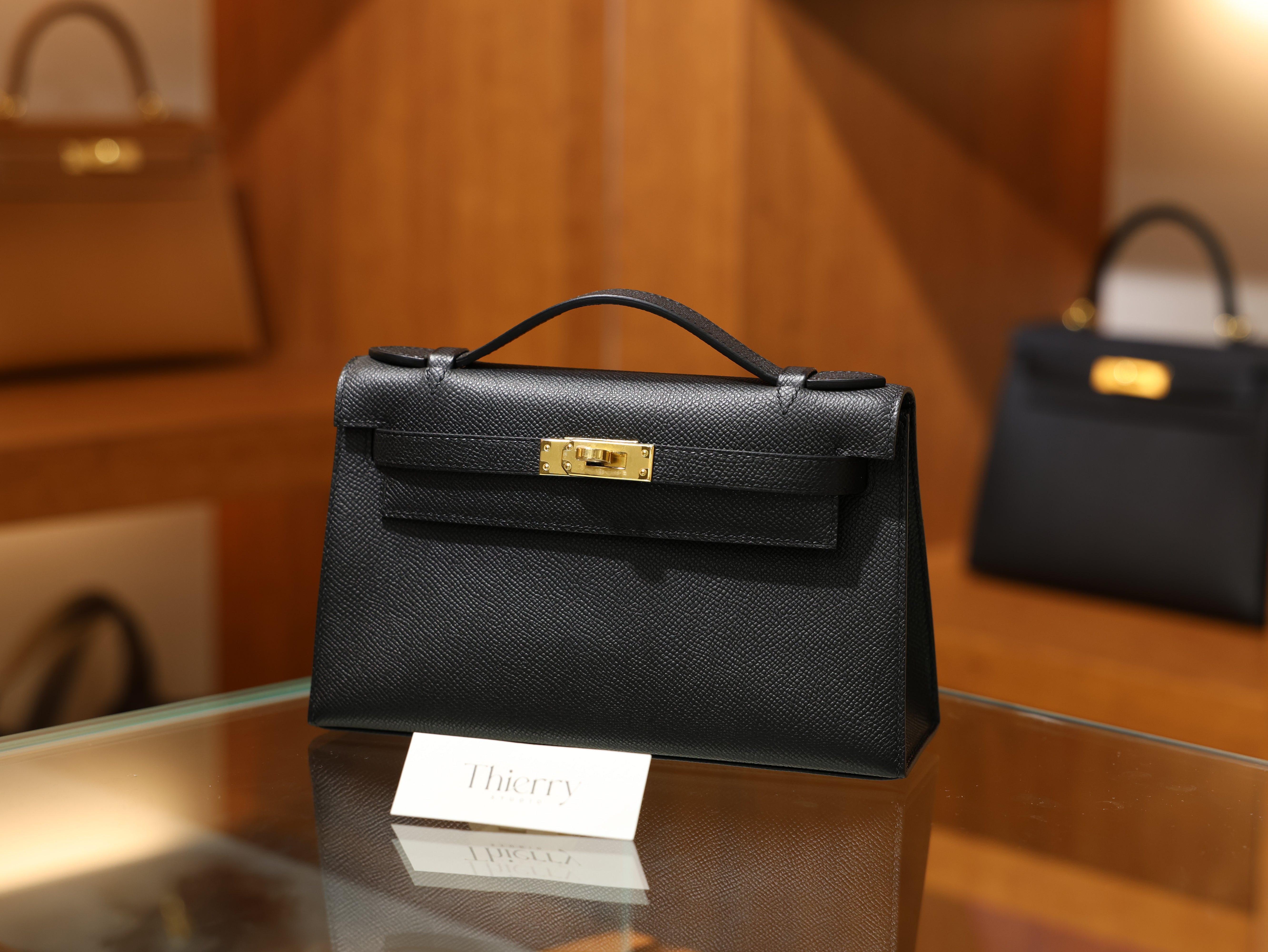 켈리 포쉐트 앱송 블랙 금장