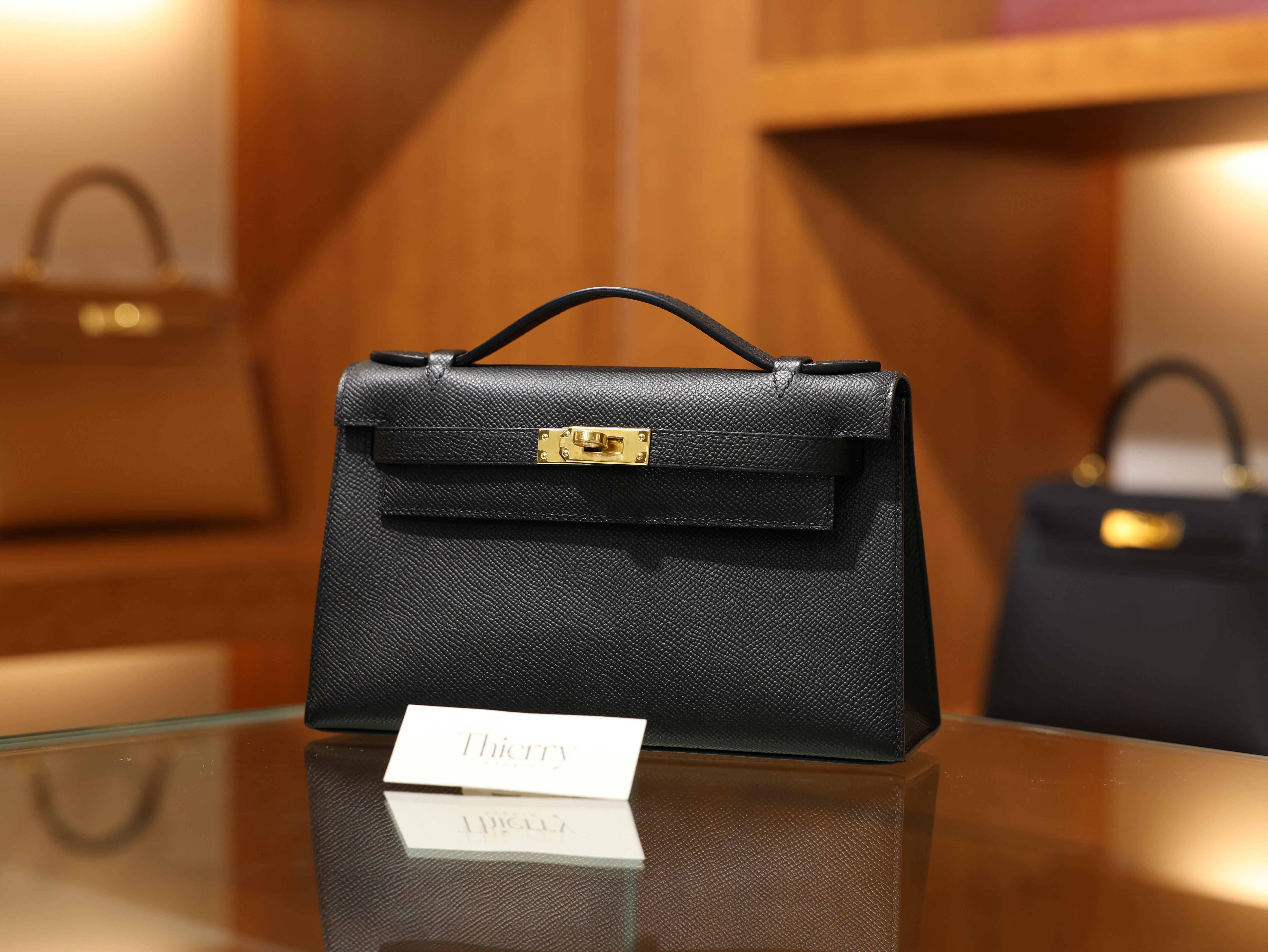 켈리 포쉐트 앱송 블랙 금장