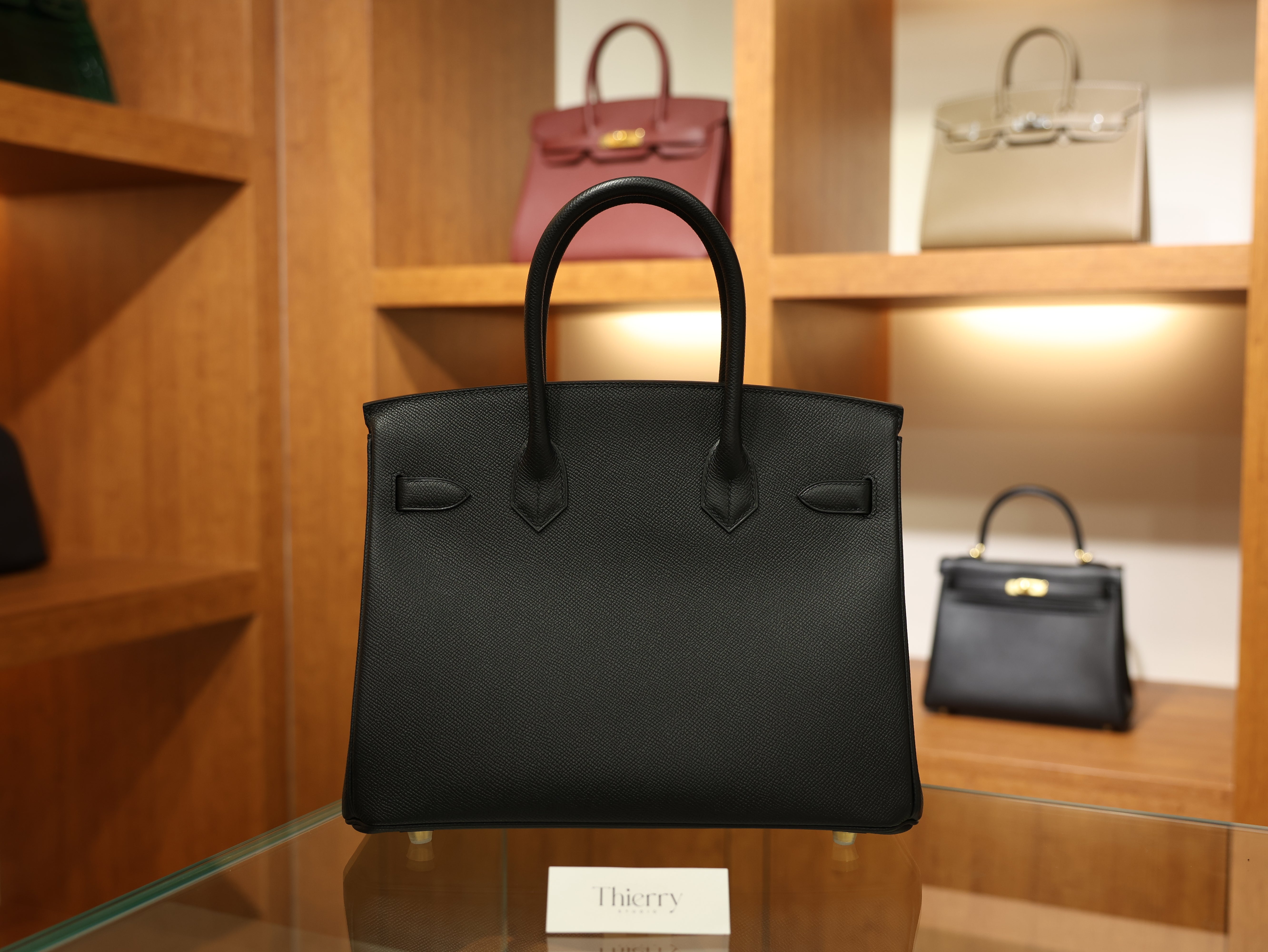 버킨 30 앱송 르투르네 블랙 금장