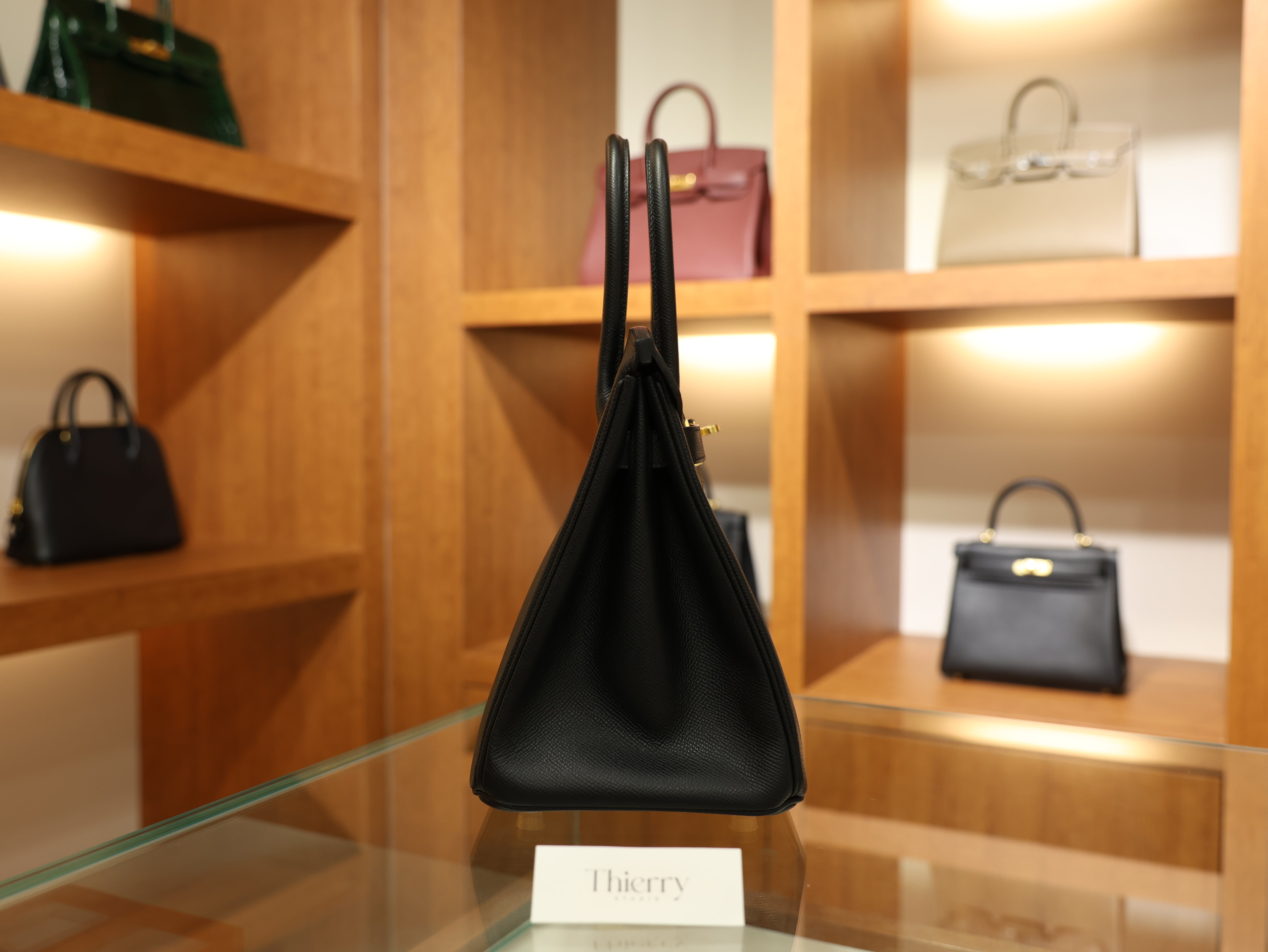 버킨 30 앱송 르투르네 블랙 금장