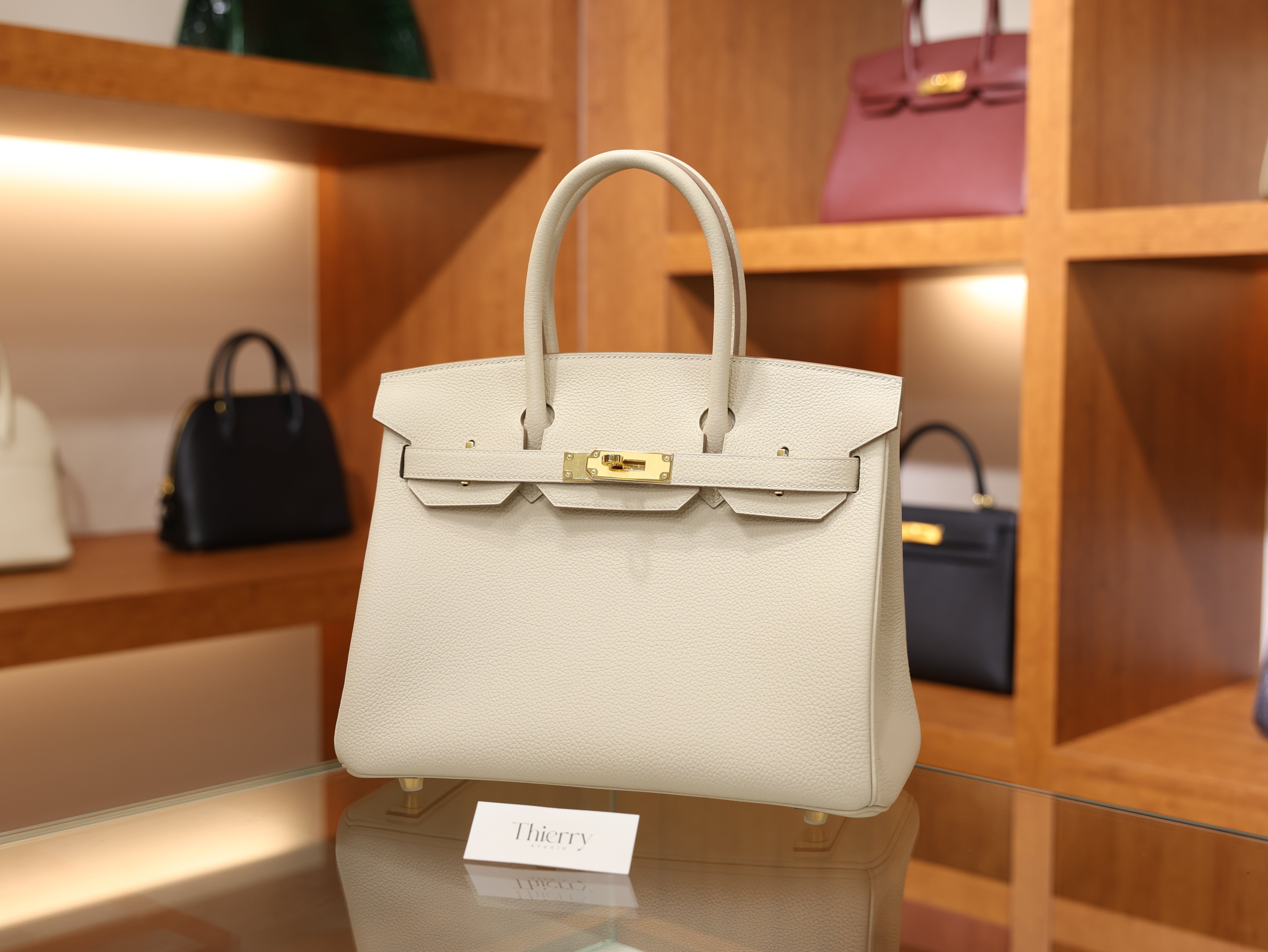 버킨 30 토고 끄레 금장