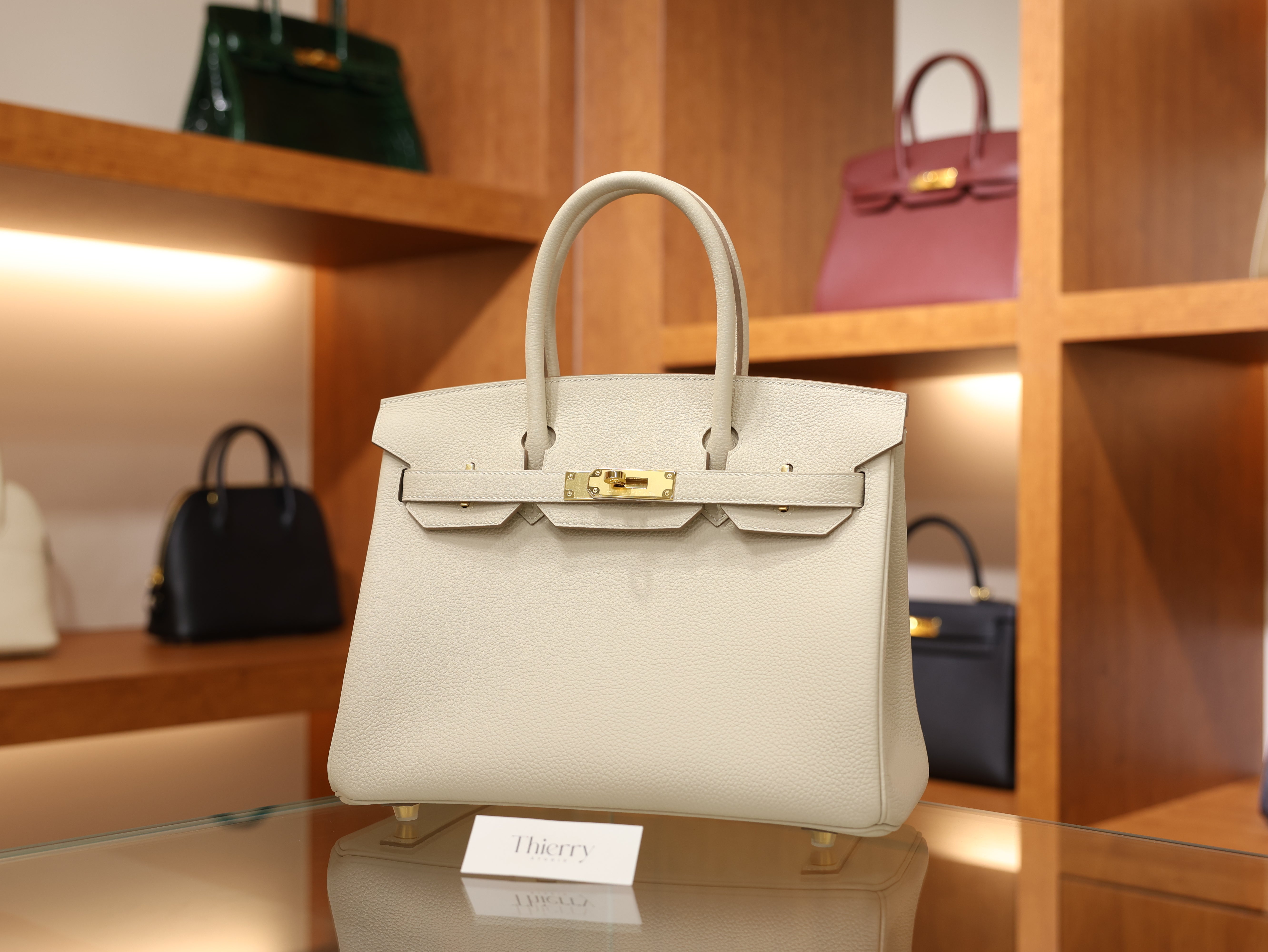 버킨 30 토고 끄레 금장