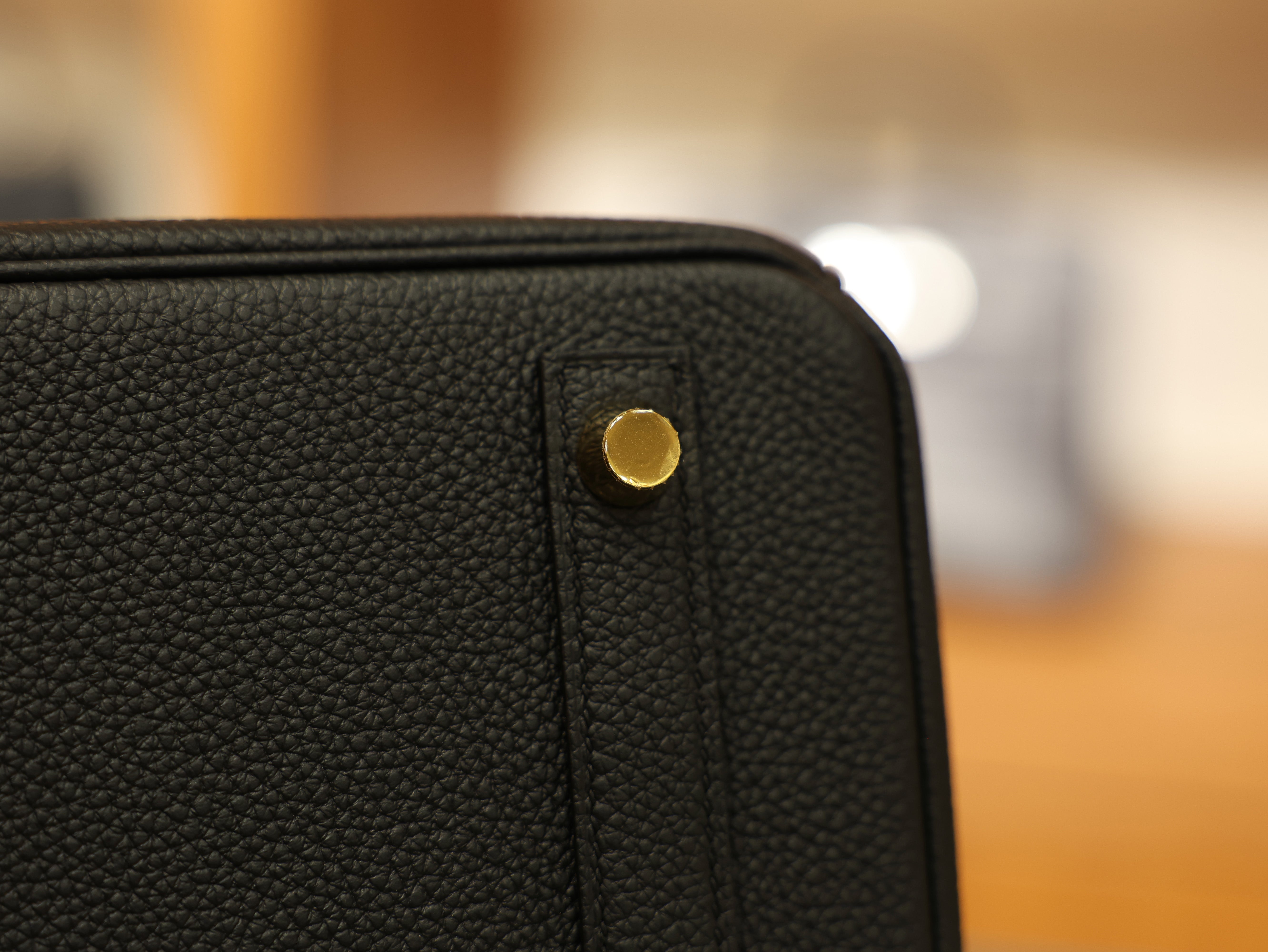 버킨 30 토고 블랙 금장